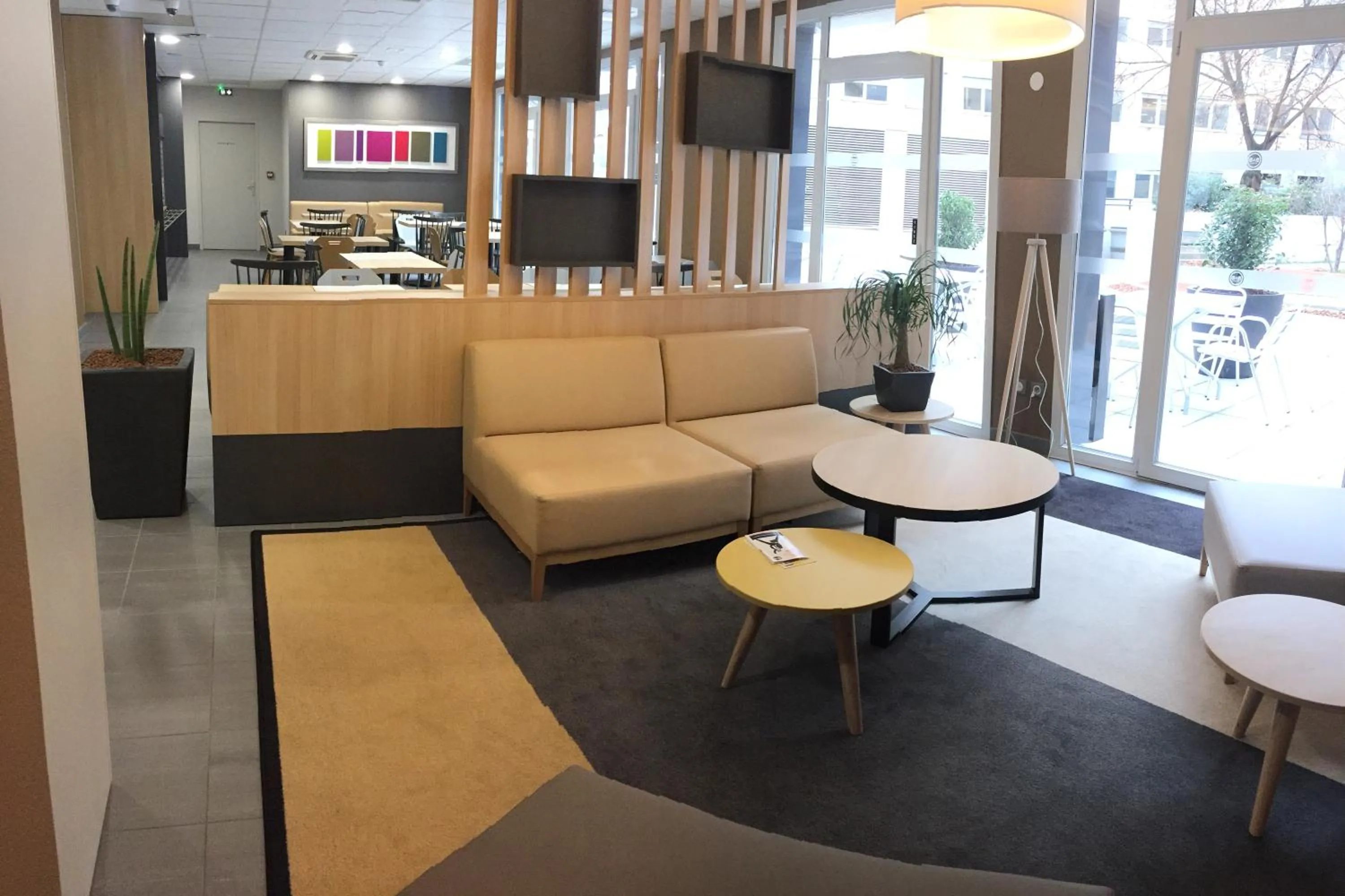 Decorative detail in B&B HOTEL Lyon Caluire Cité Internationale