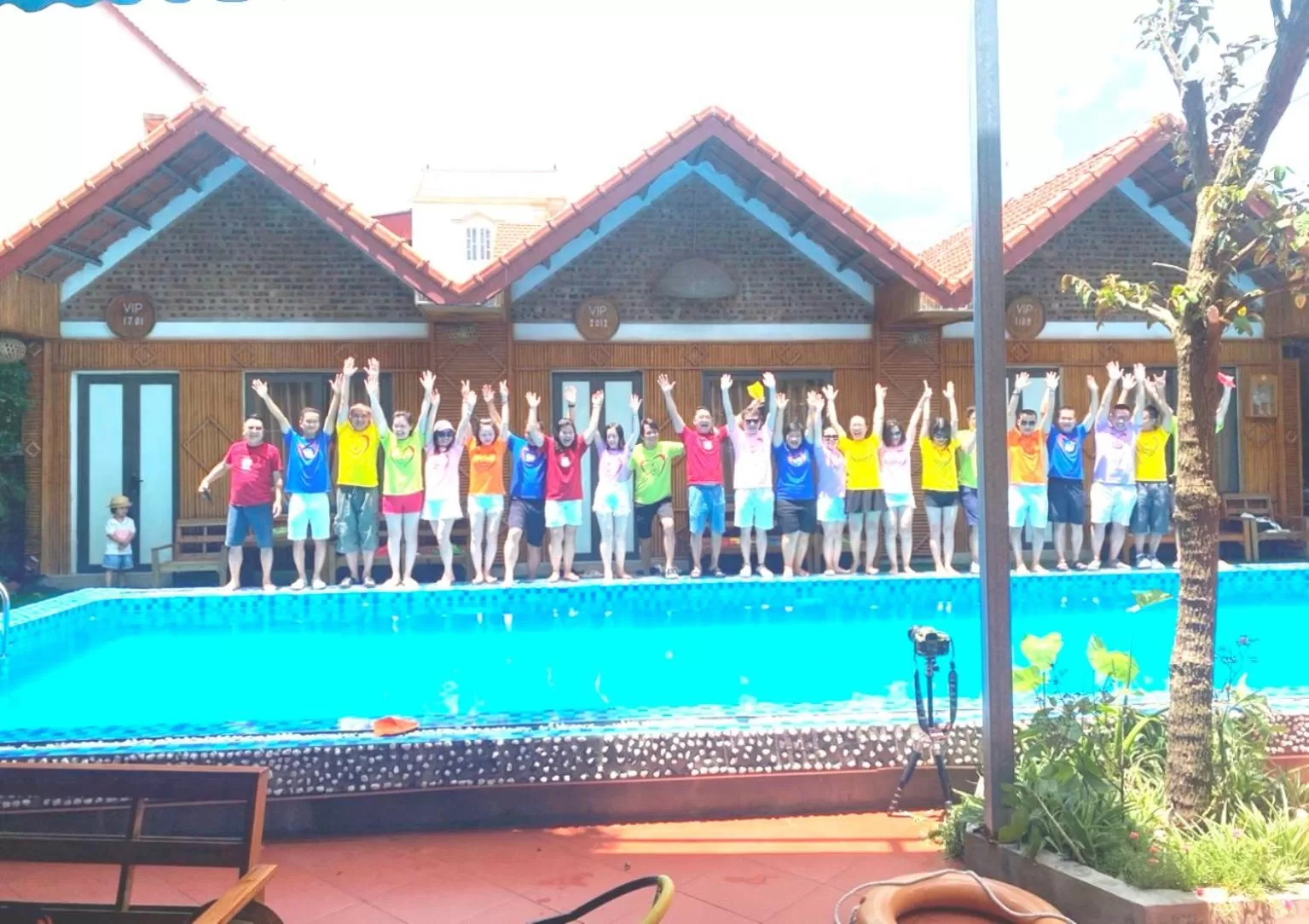 People in Tam Coc Charming Bungalow