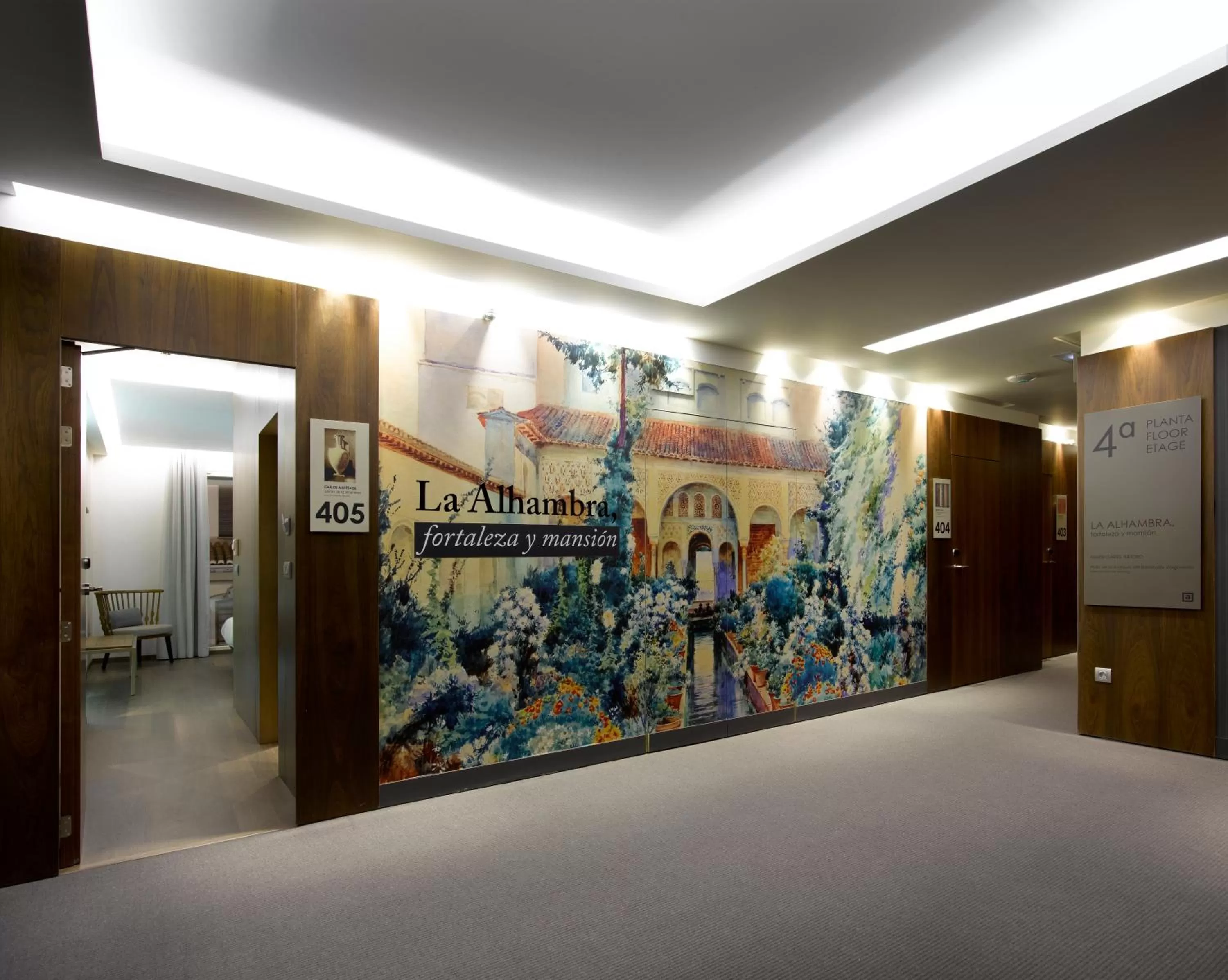 Decorative detail, Bed in Hotel Abades Recogidas