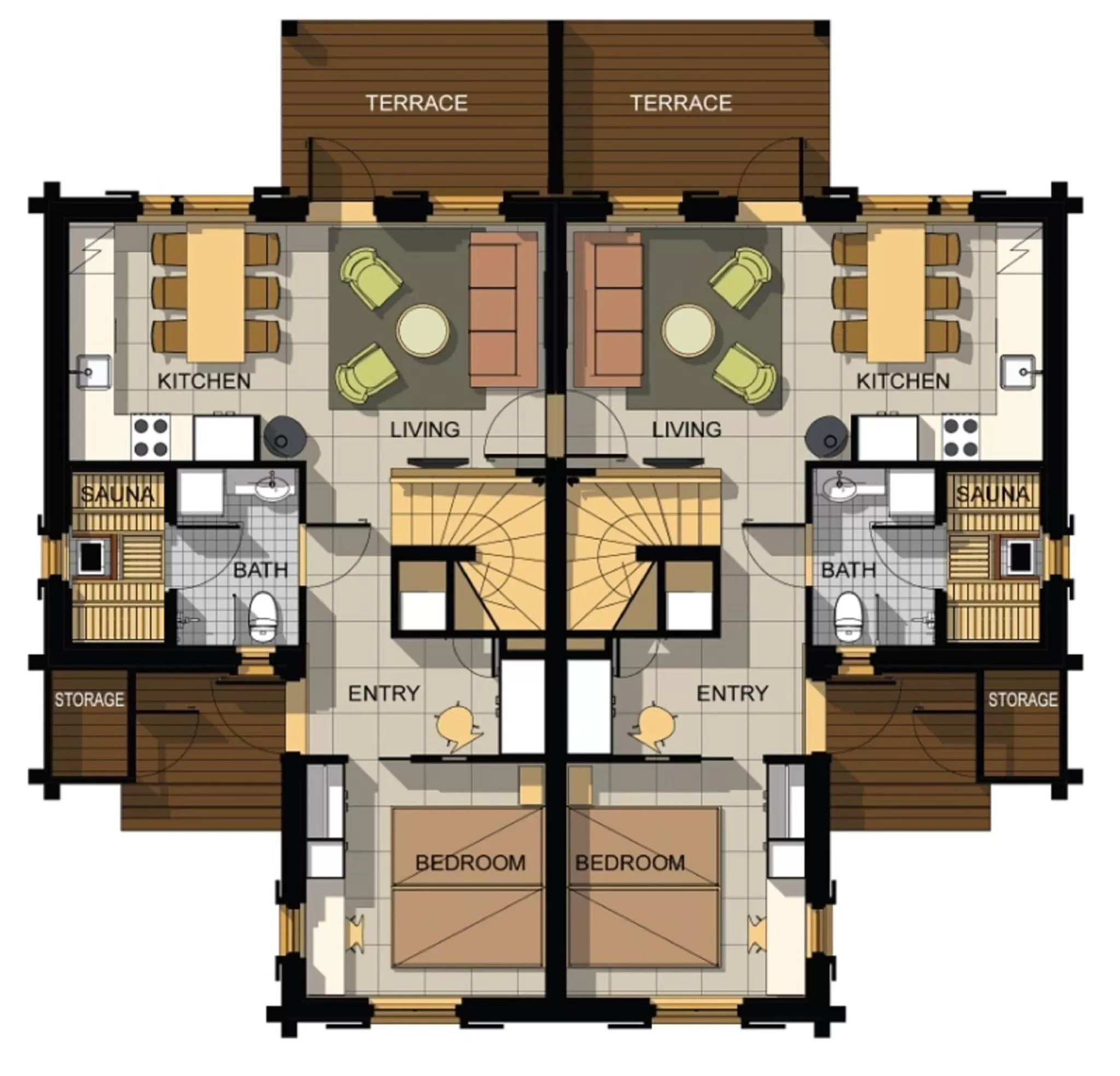 Floor plan in Ranua Resort Holiday Villas