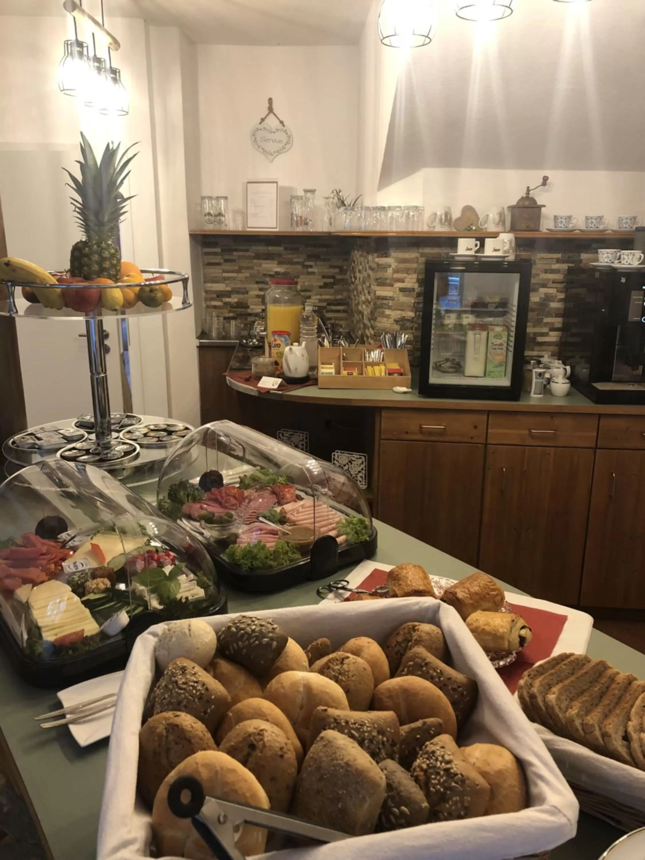 Food in Pension und Ferienwohnung Frech