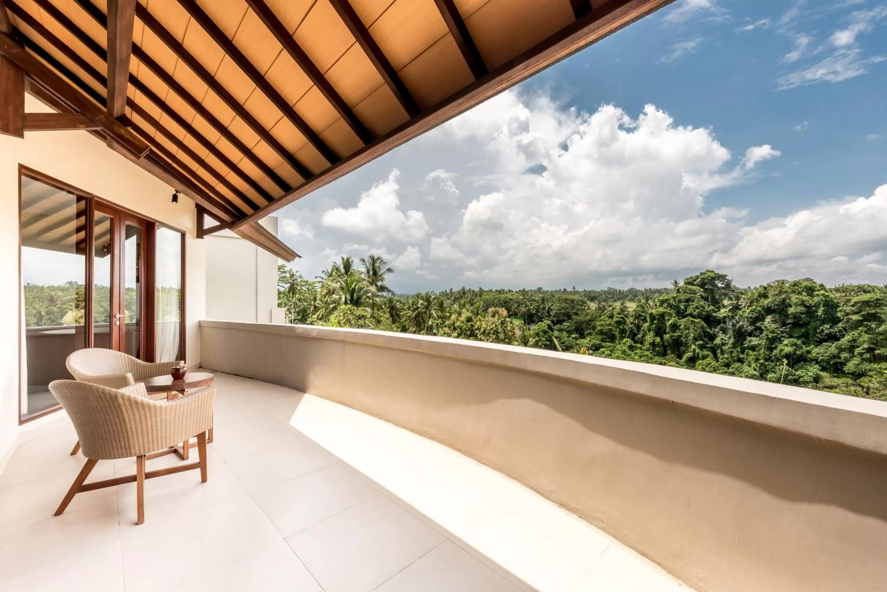 Balcony/Terrace in tanadewa Resort Ubud Bali by Cross Collection