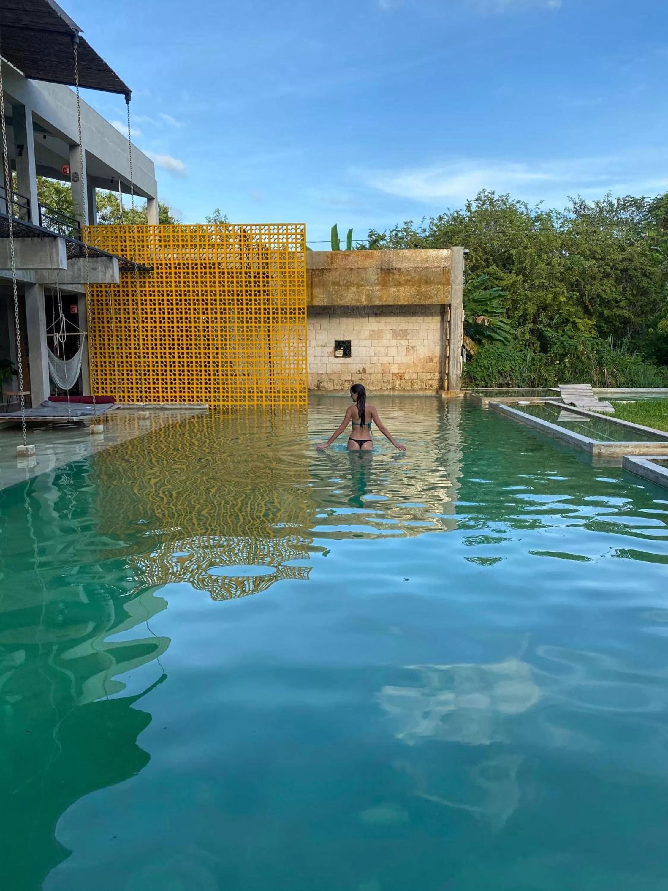 Swimming pool in Hotel Makaabá Eco-Boutique