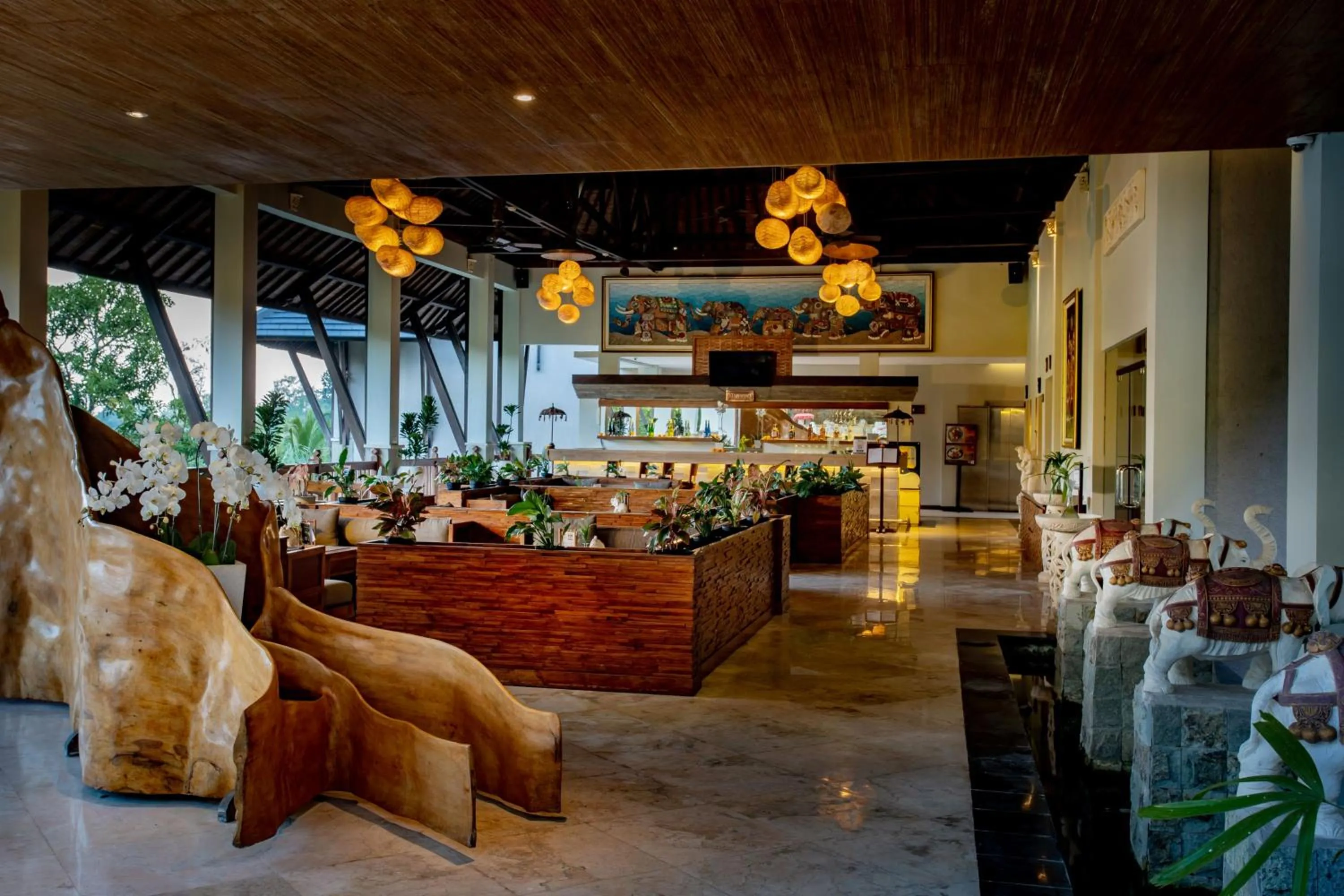 Lobby or reception in The Lokha Ubud Resort, Villas & SPA
