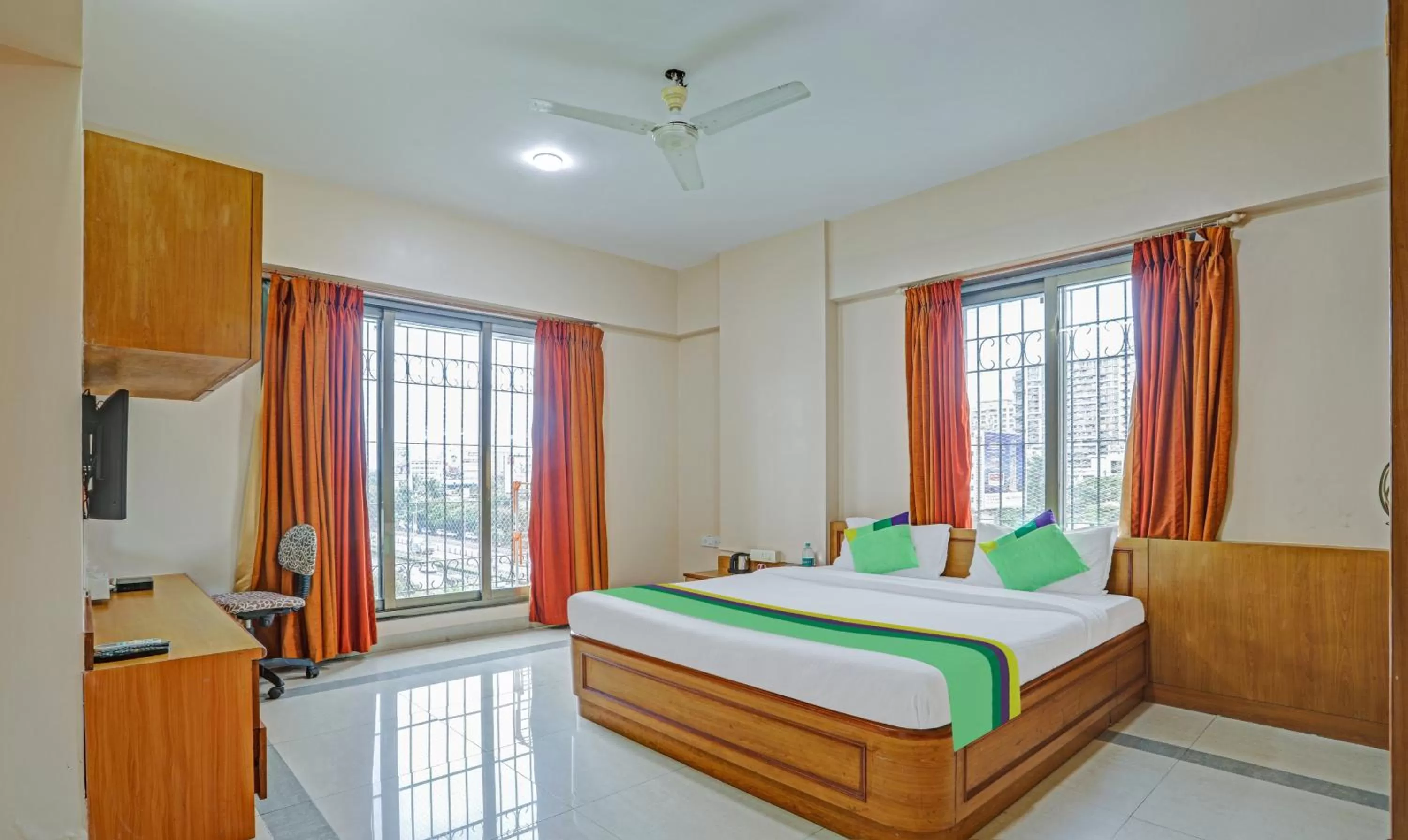 Bed in Treebo Trend Welcome Apartments