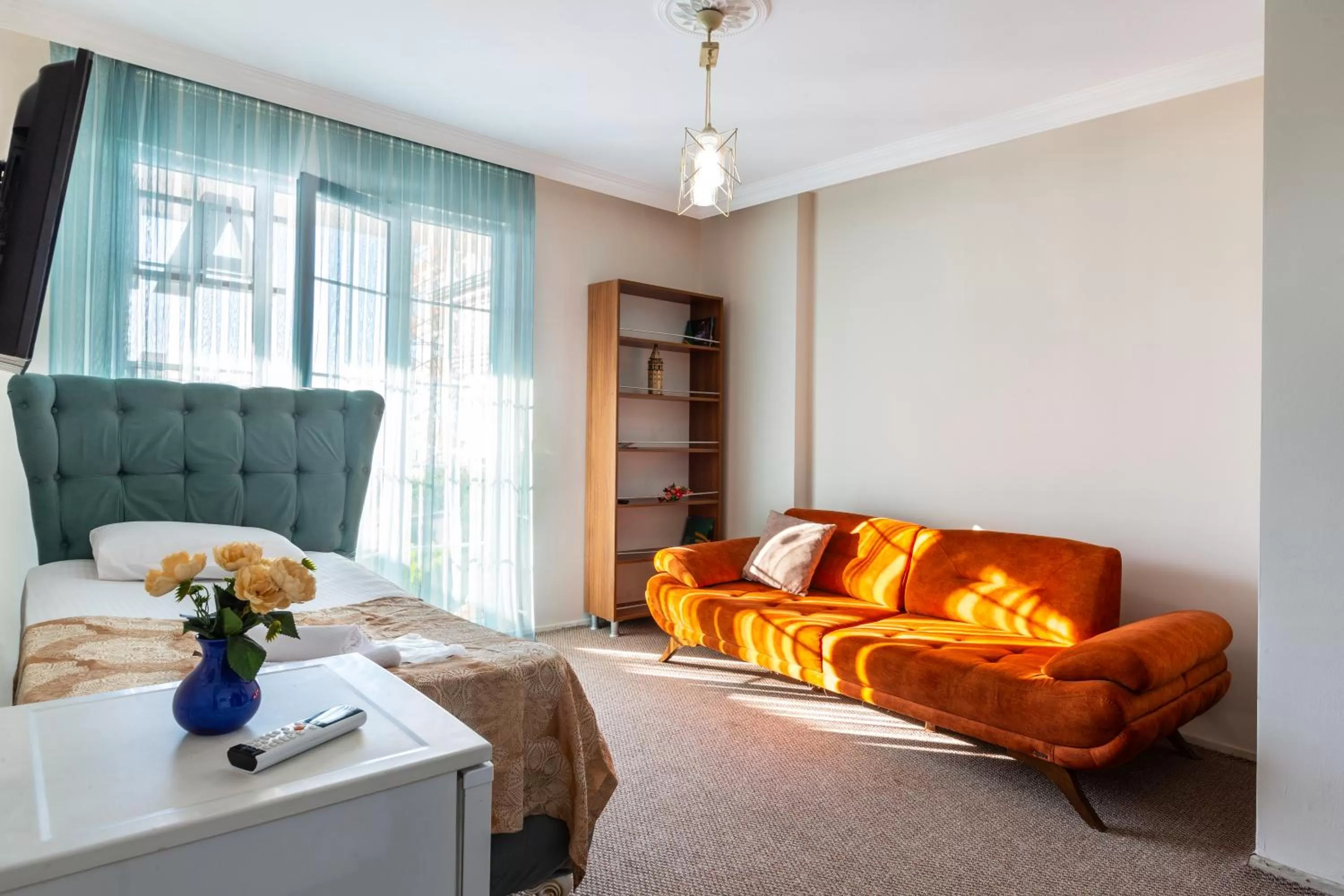 Seating Area in Bikka&Asell Suite Hotel