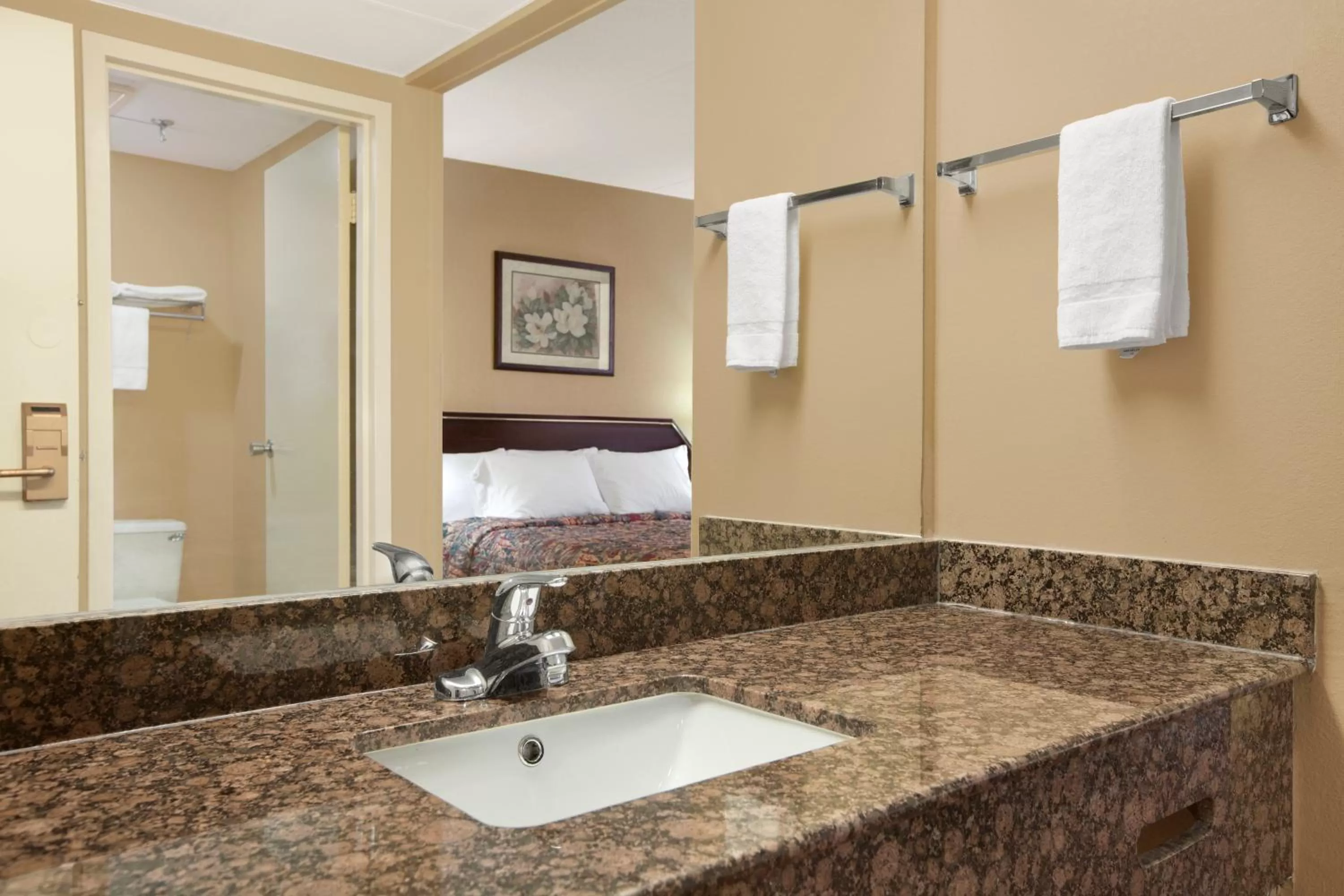 Bathroom in Days Inn by Wyndham Hagerstown I-70