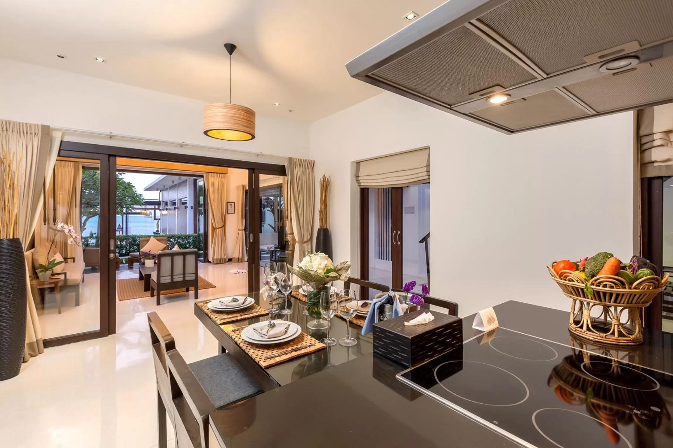 Kitchen or kitchenette in The Sea Koh Samui Resort and Residences by Tolani