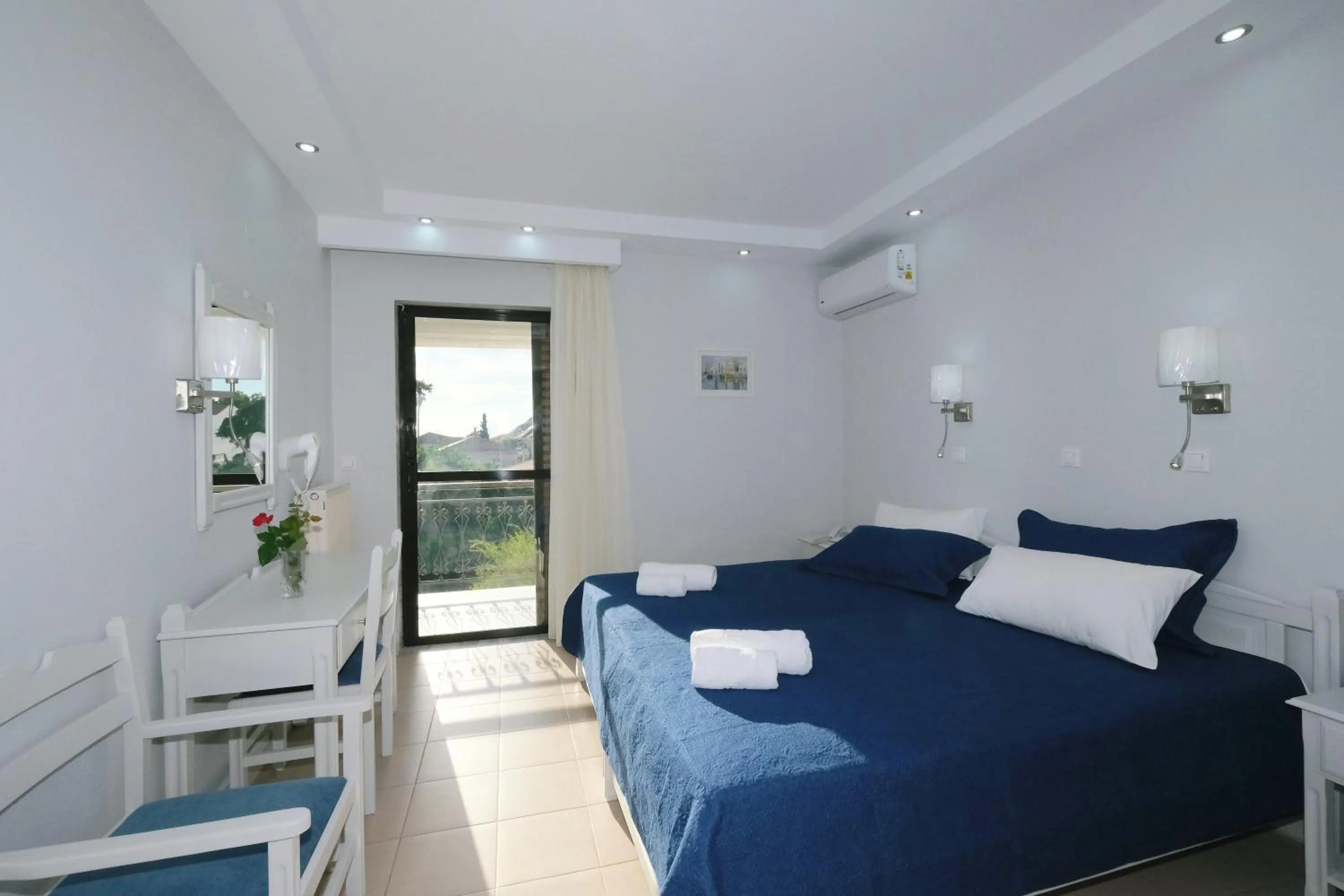 Bed in Ifestos Hotel