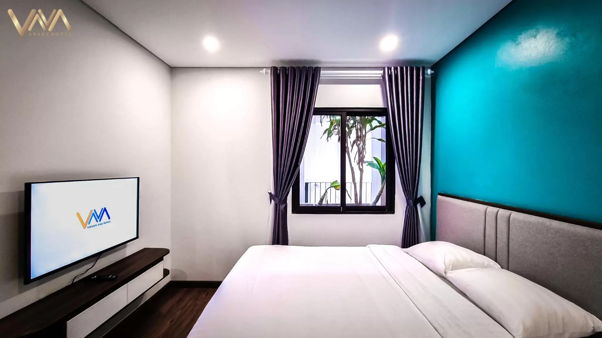 Bed in VNAHOMES APARTHOTEL