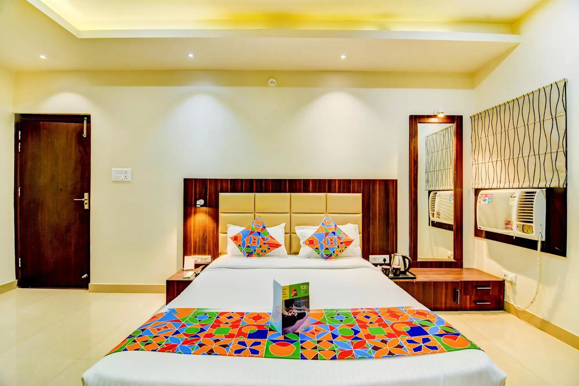 Bedroom, Bed in FabHotel Solitaire Inn Tilak Nagar