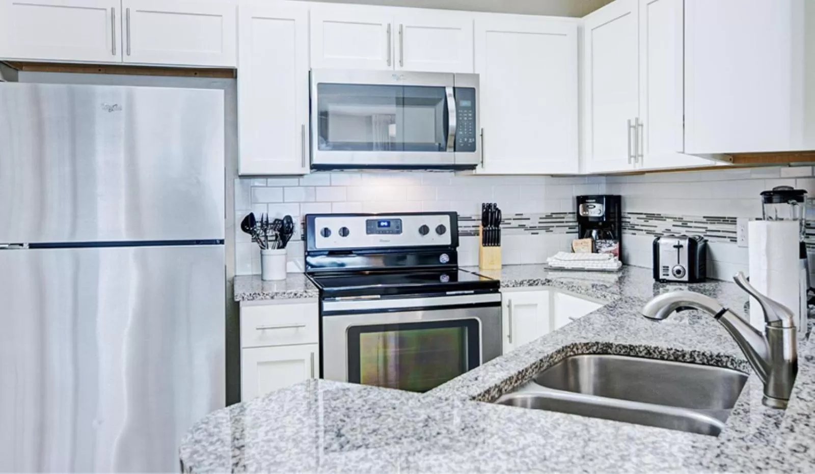 kitchen in Summer Bay Orlando by Exploria Resorts