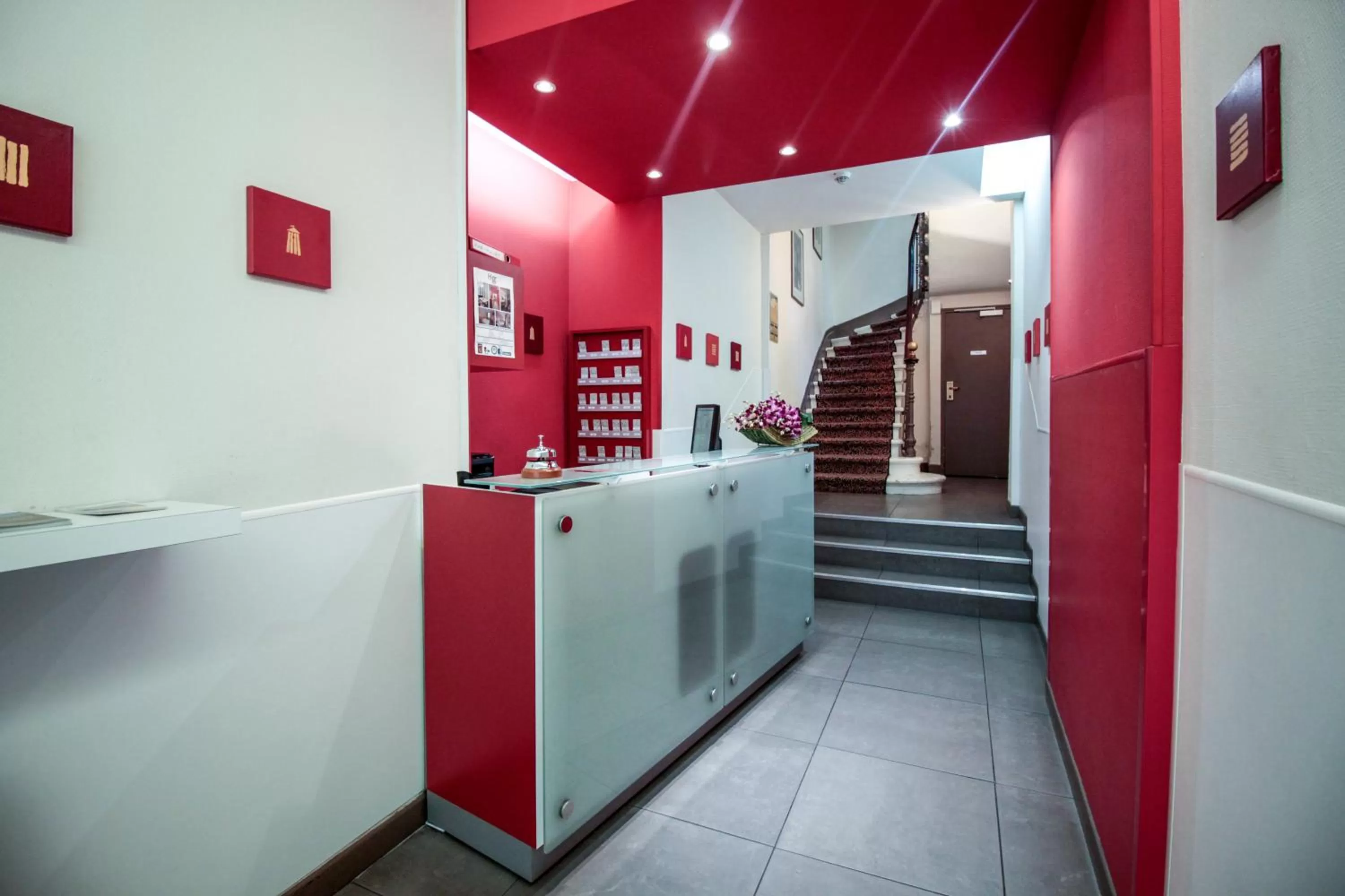 Lobby or reception in Hotel Gambetta
