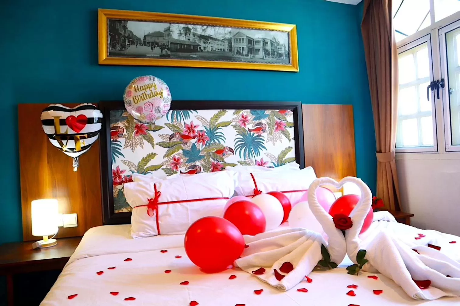 Decorative detail, Bed in Armenian Street Heritage Hotel