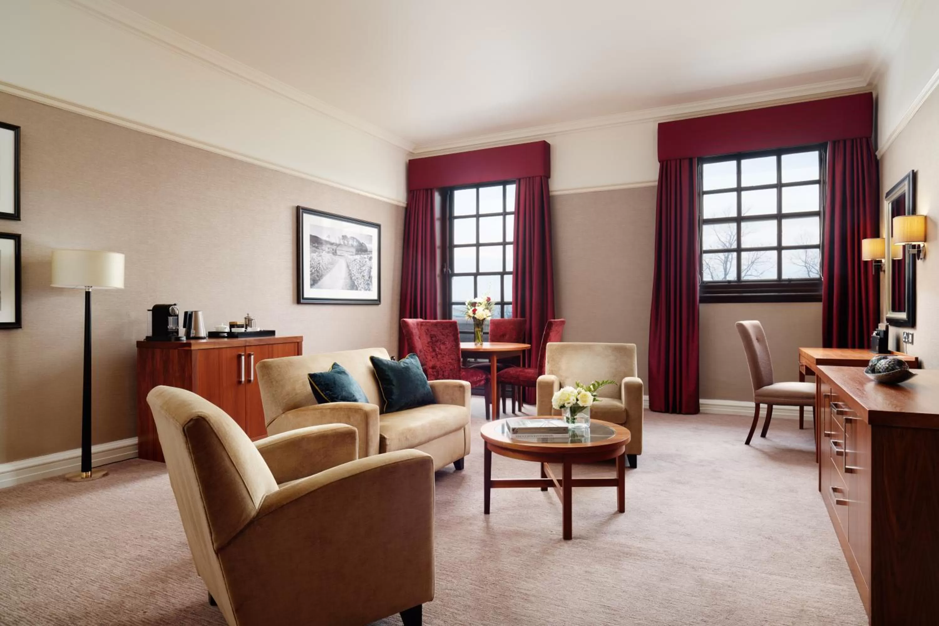 Seating area in The Grand, York