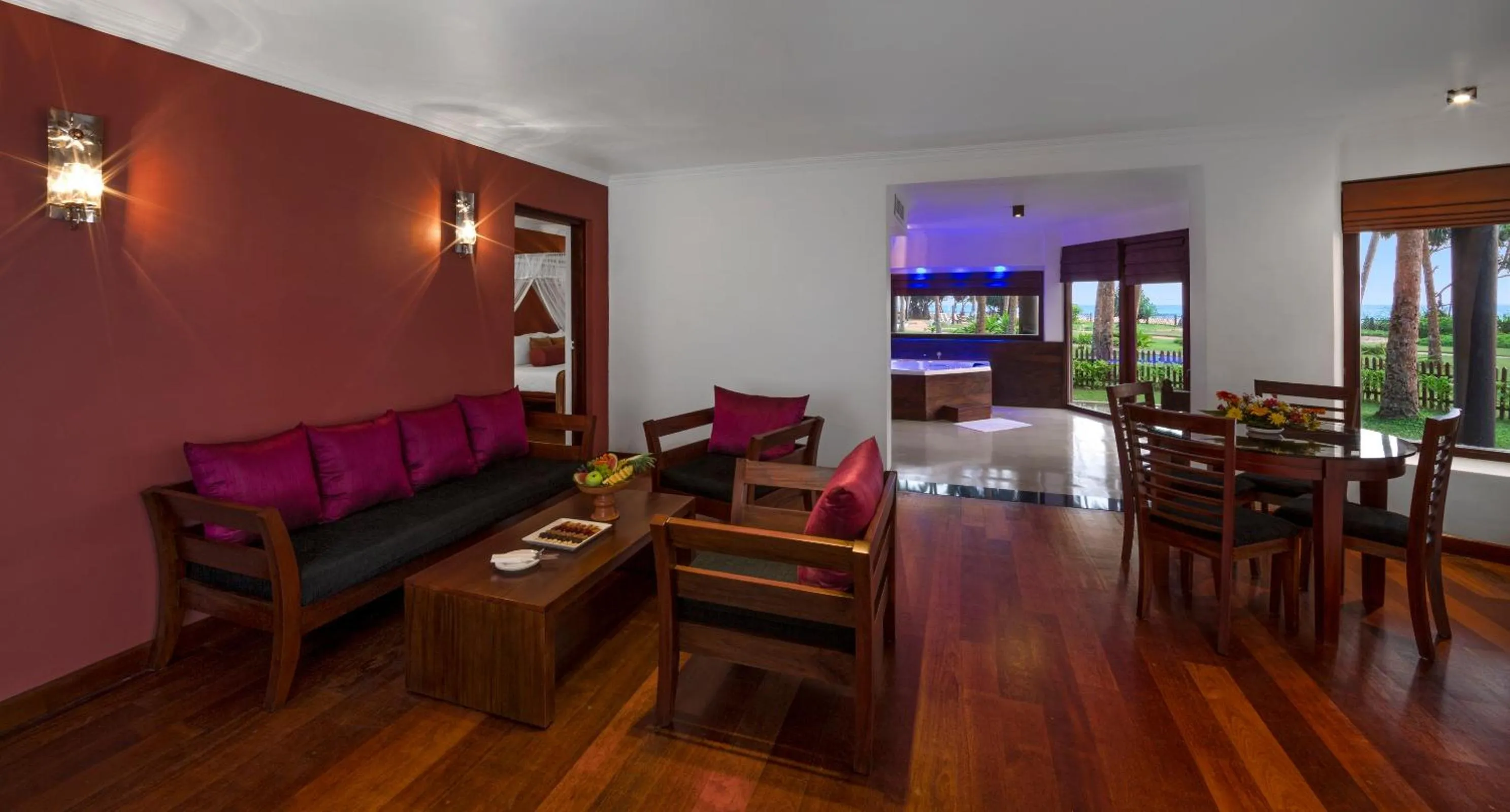 Living room in Tangerine Beach Hotel