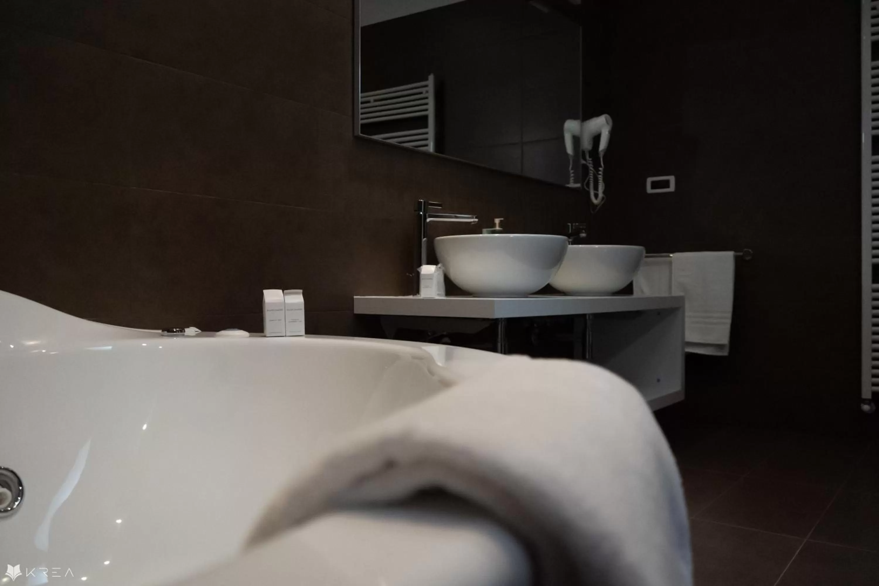 Bathroom in Casa Valcellina Hotel Ristorante