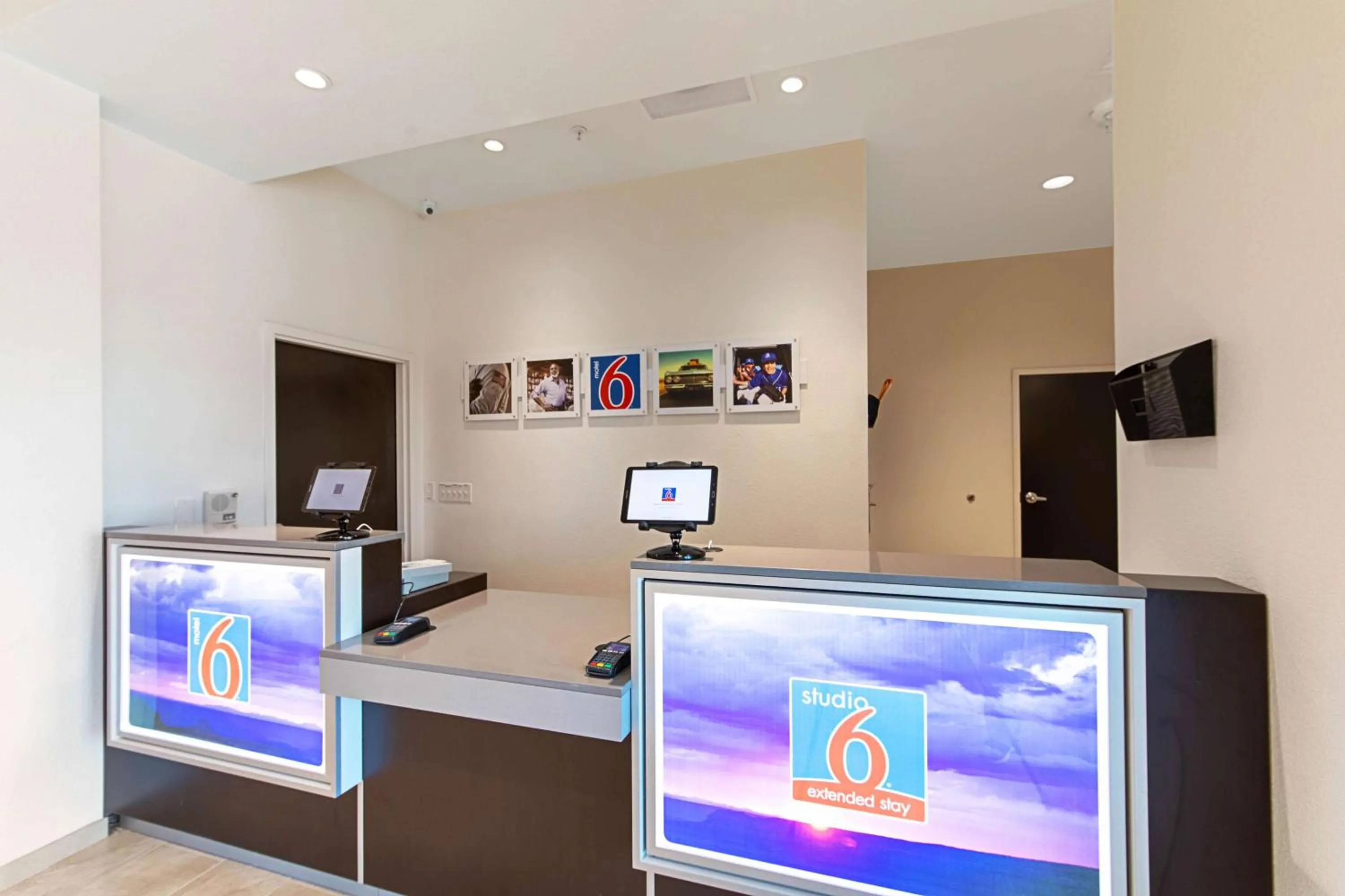 Property logo or sign in Motel 6 Austin Airport