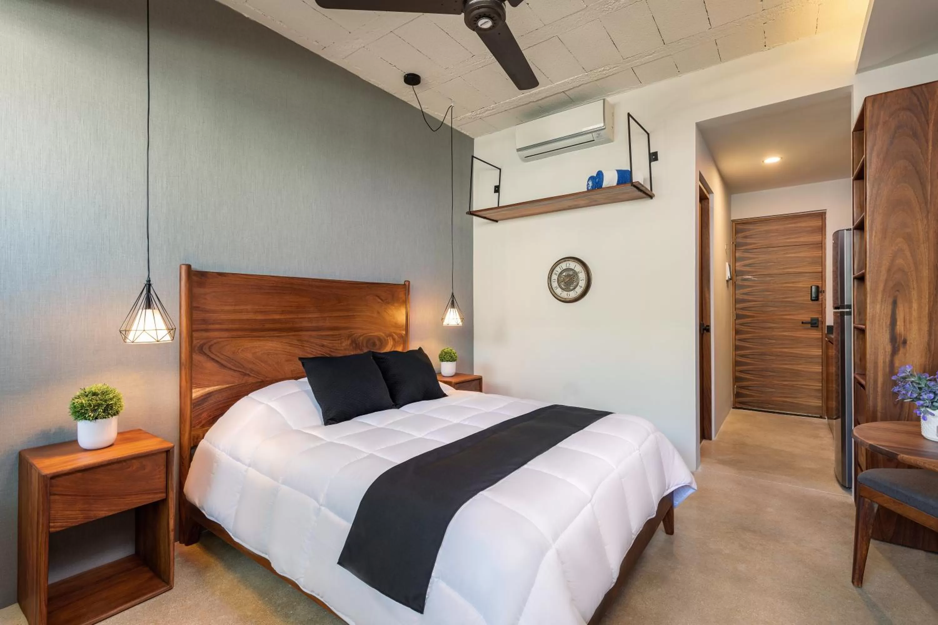 Bed in Boho Lofts & Studios