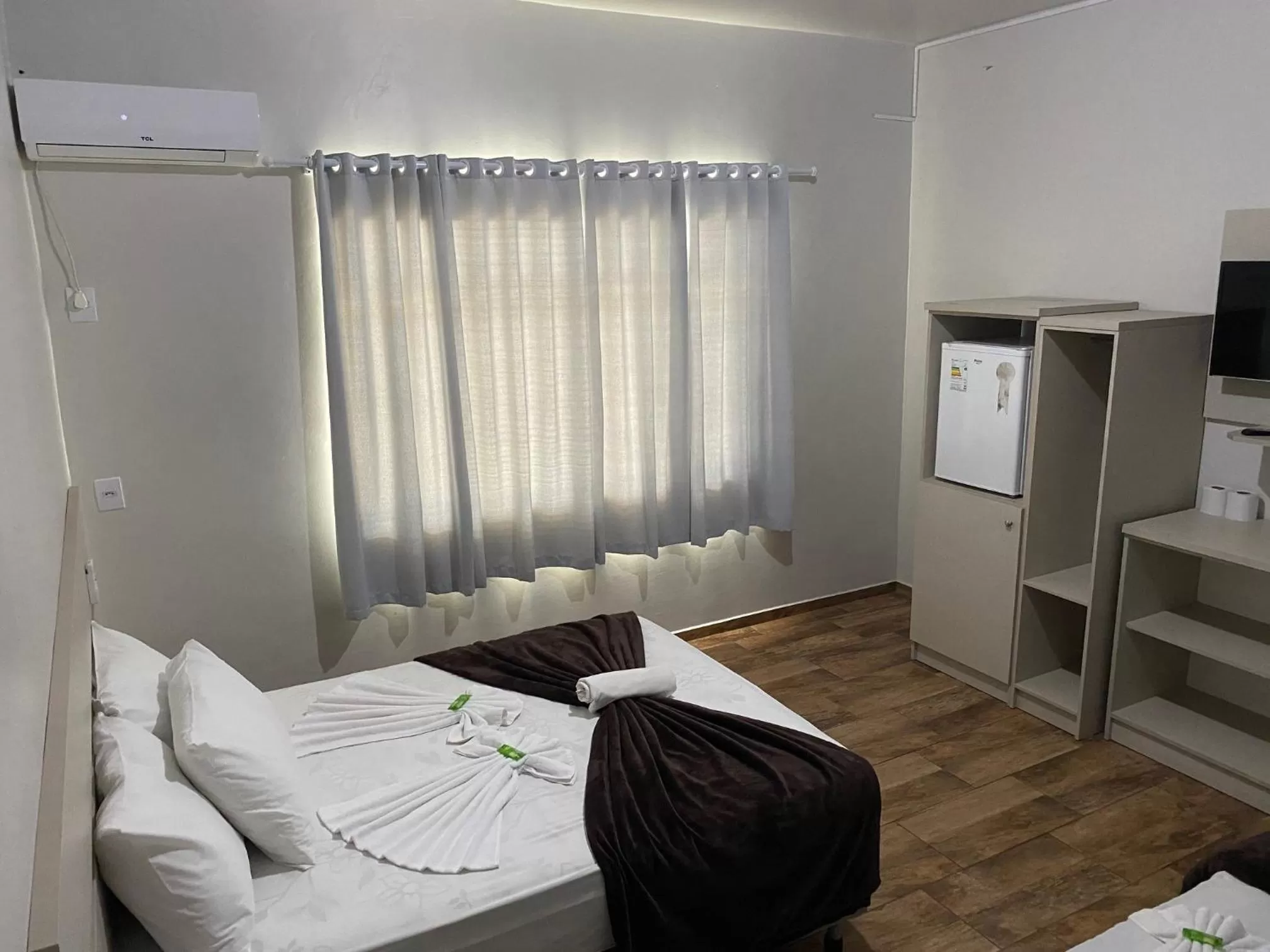 Bed in Hotel Panorâmico