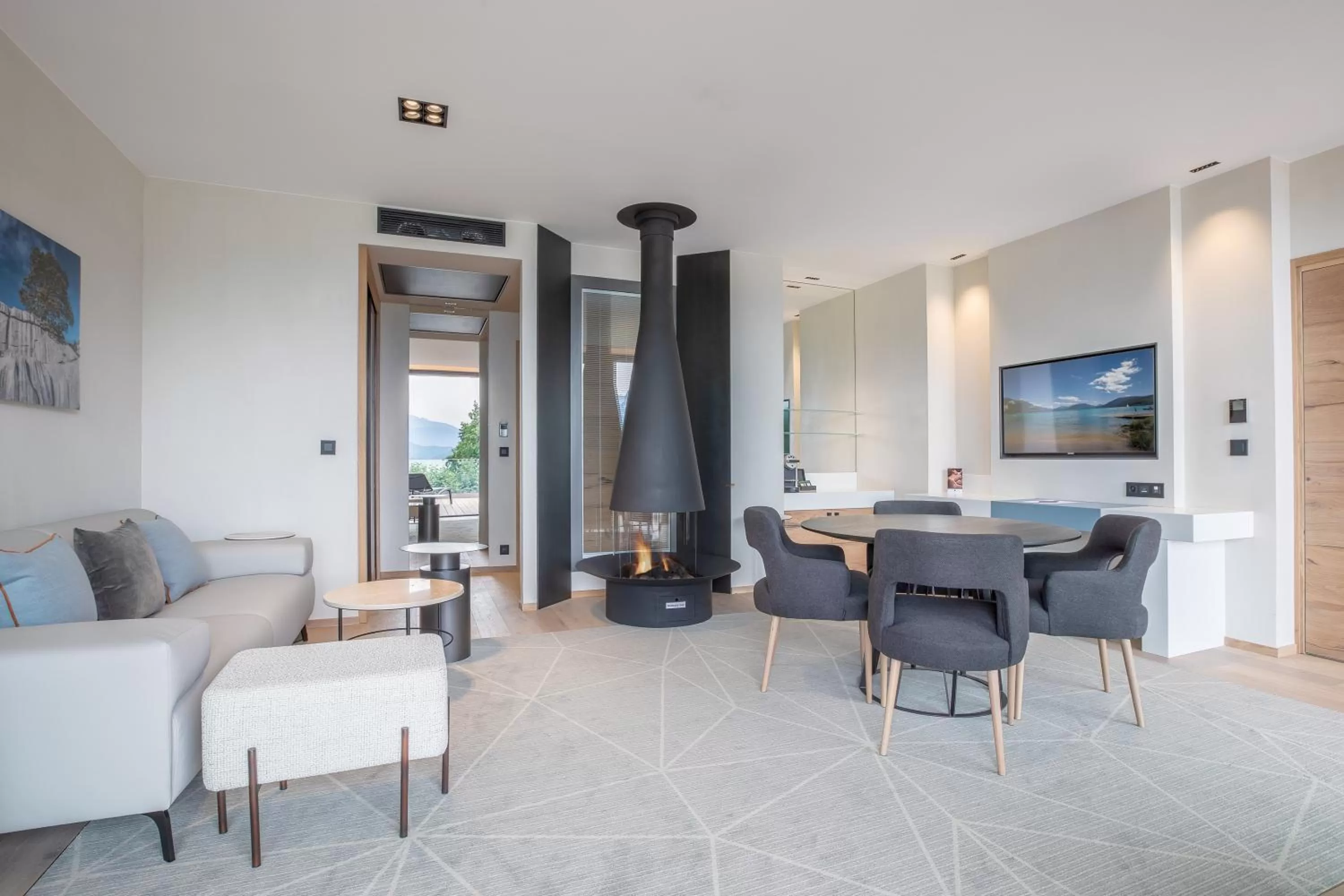 Living room in Rivage Hôtel & Spa Annecy