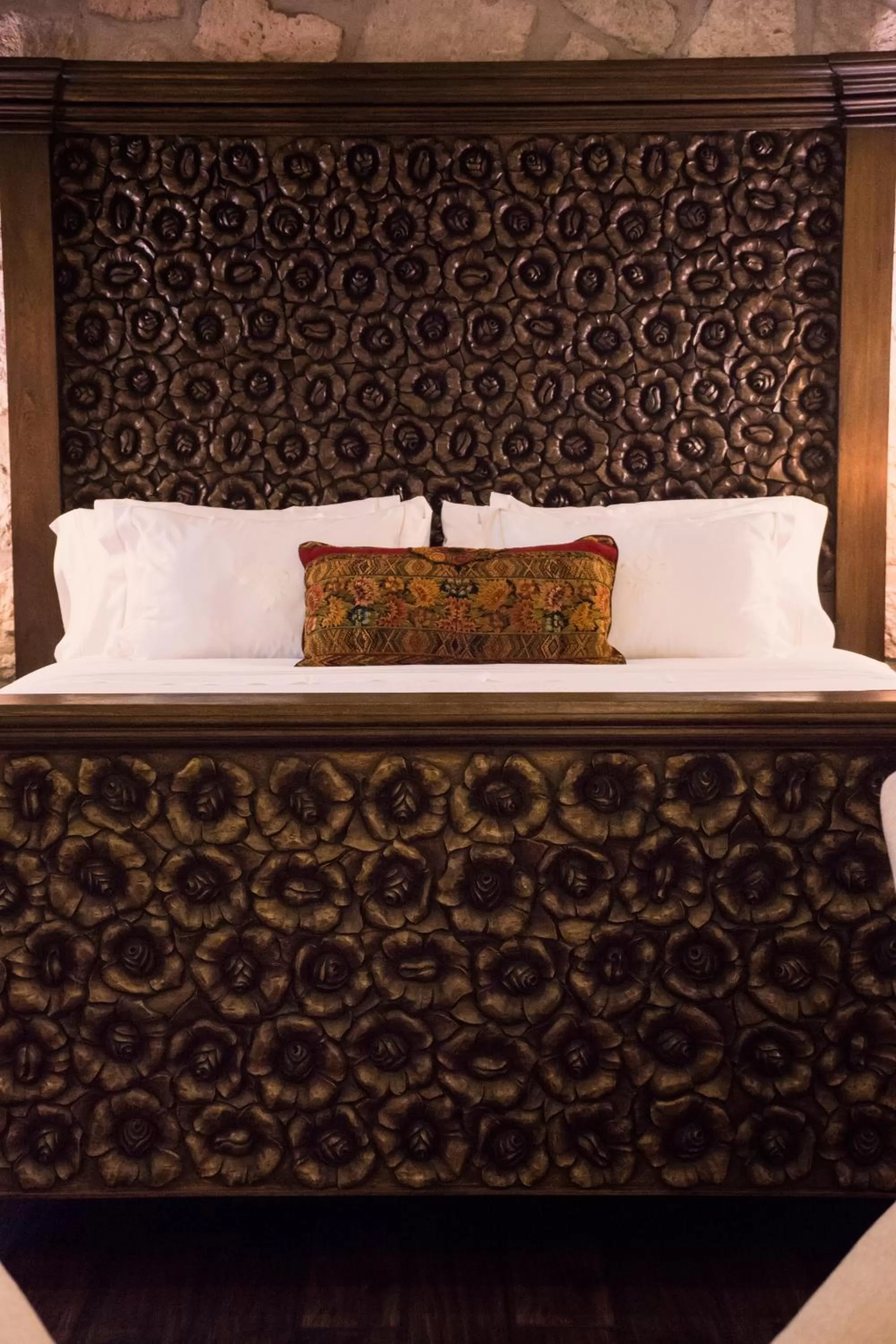 Decorative detail, Bed in Hotel De La Soledad