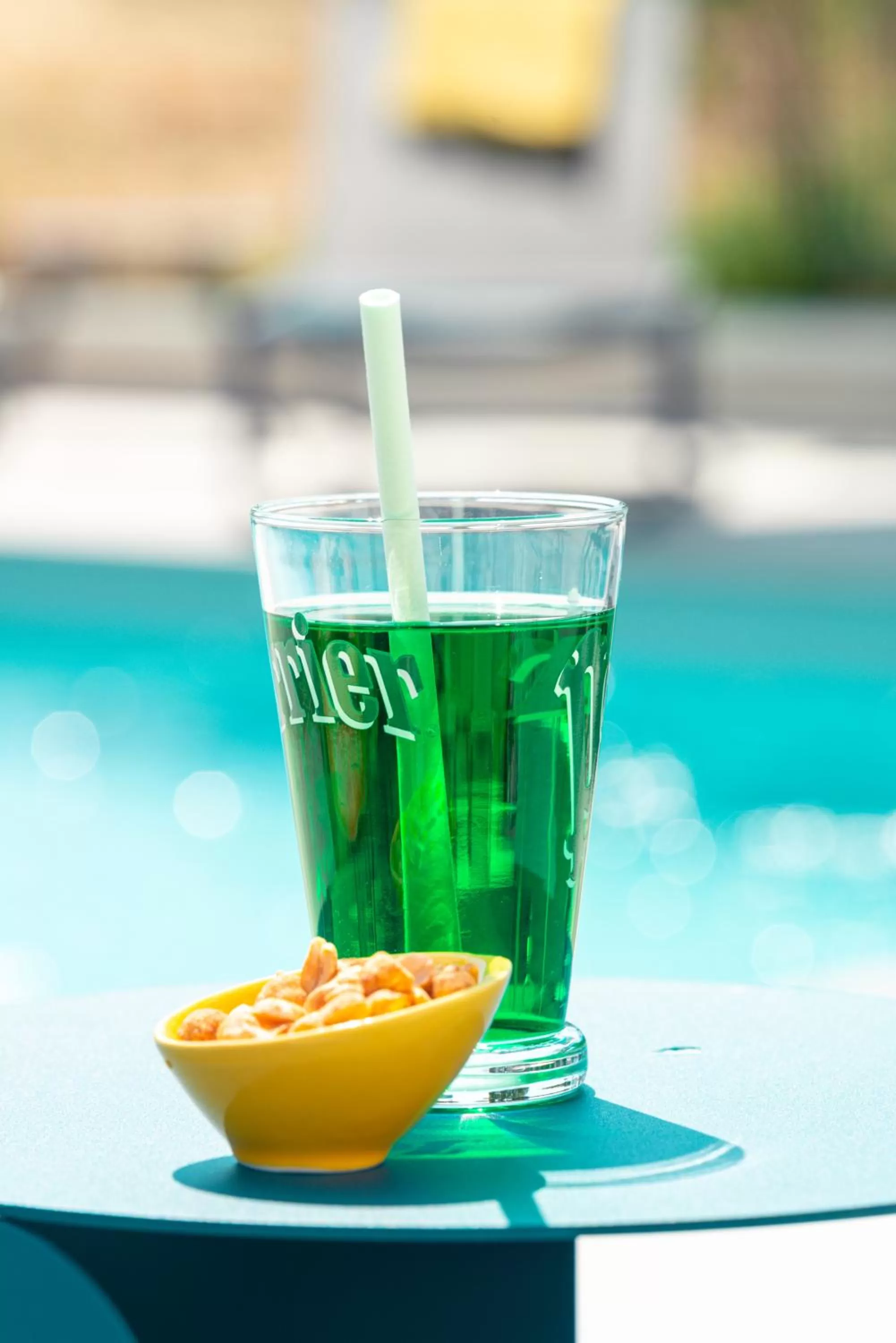 Swimming pool in ibis Styles Lyon Meyzieu Arena Stadium