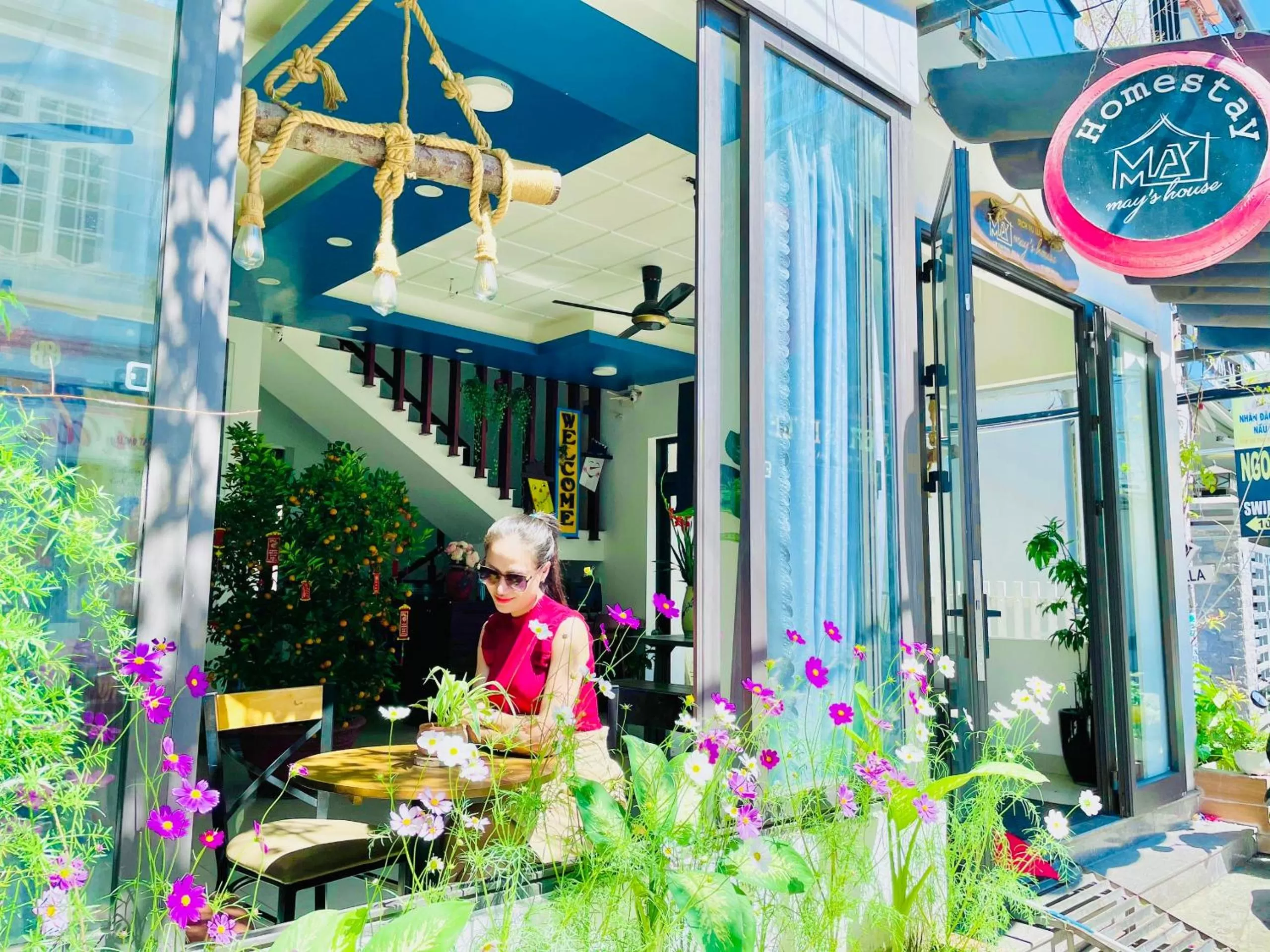 People in May's House Hoi An