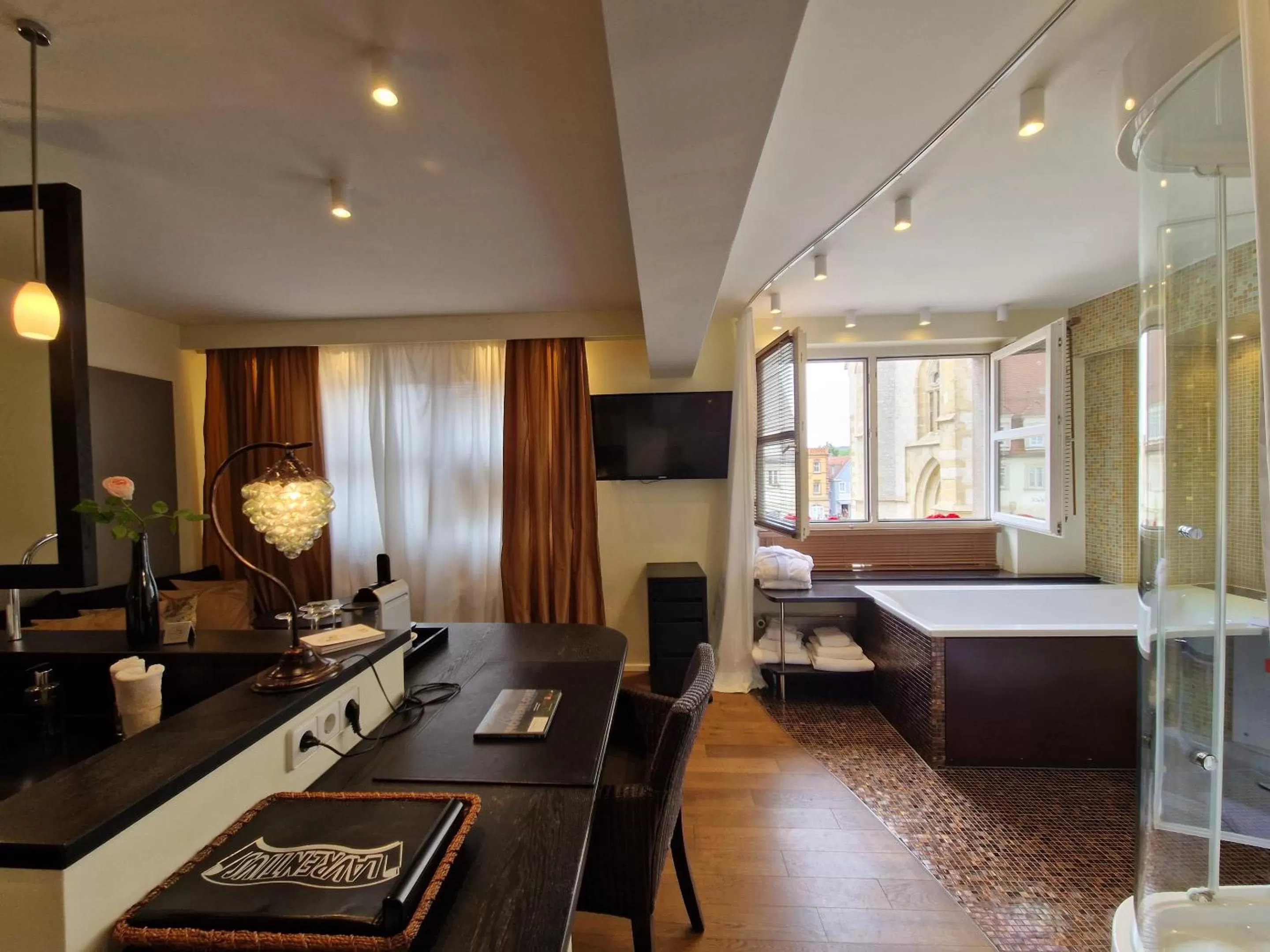 Shower in Laurentius Boutique-Hotel & Restaurant