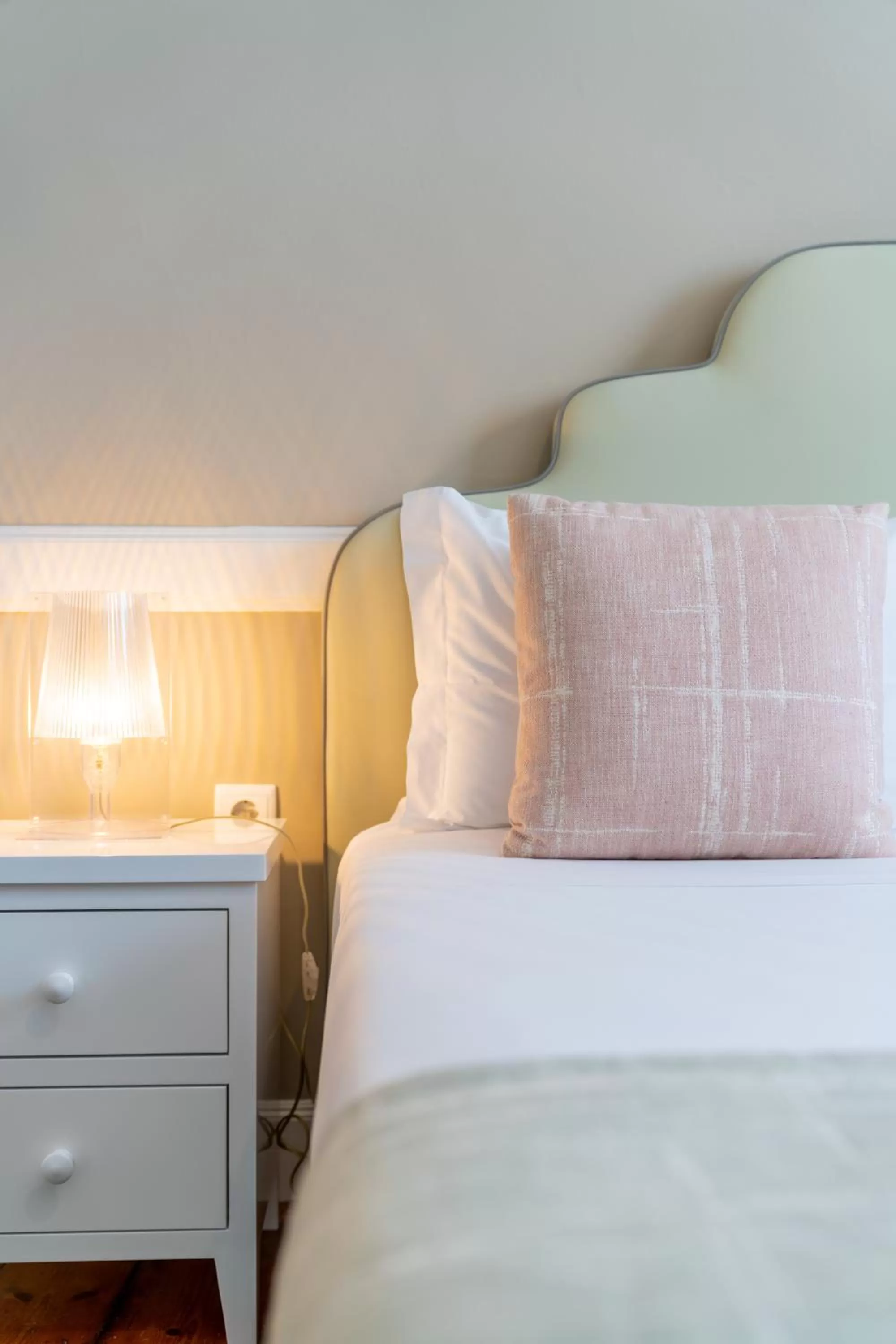 Bed in The Wine Lodges by An Island Apart