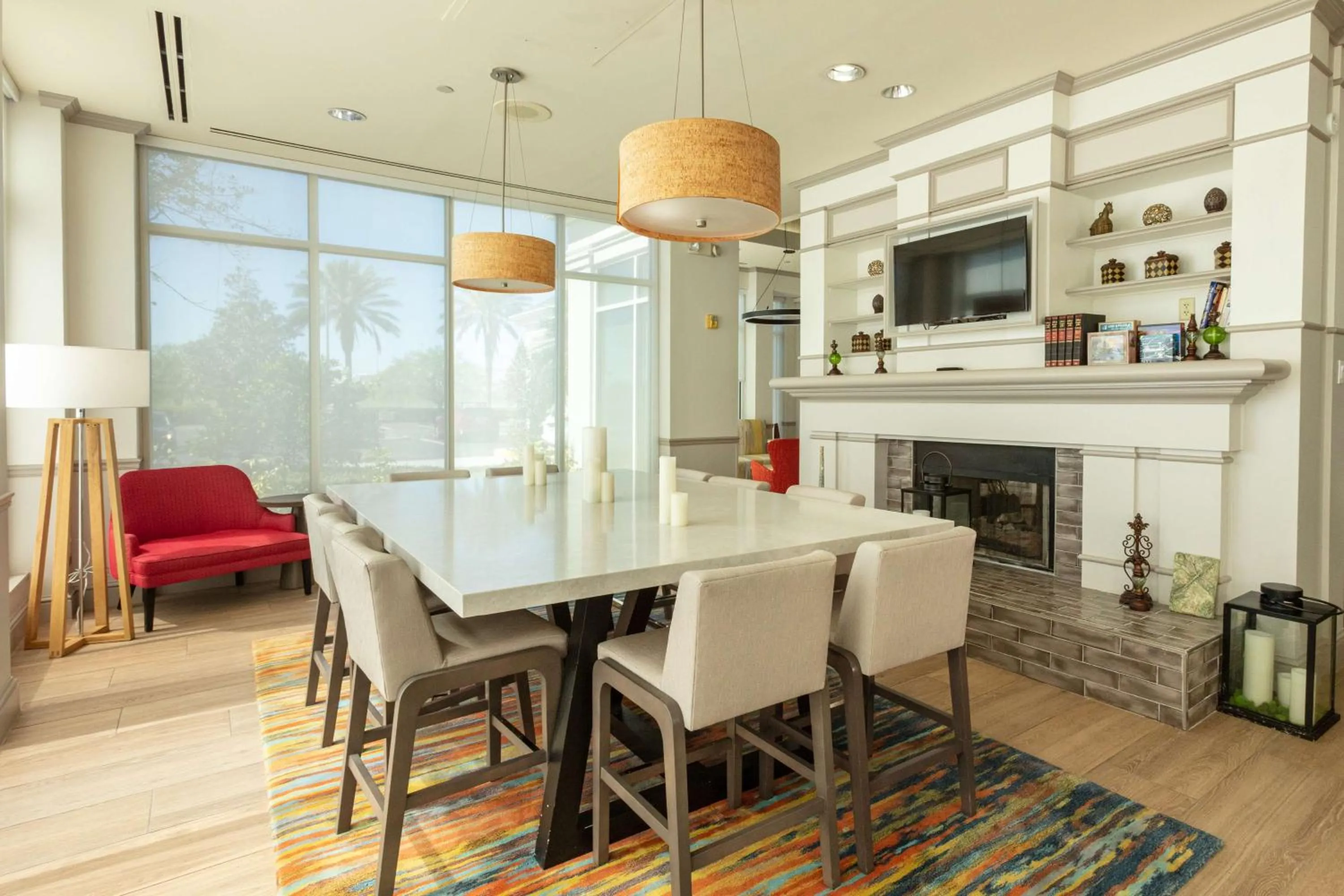 Lobby or reception in Hilton Garden Inn Daytona Beach Airport