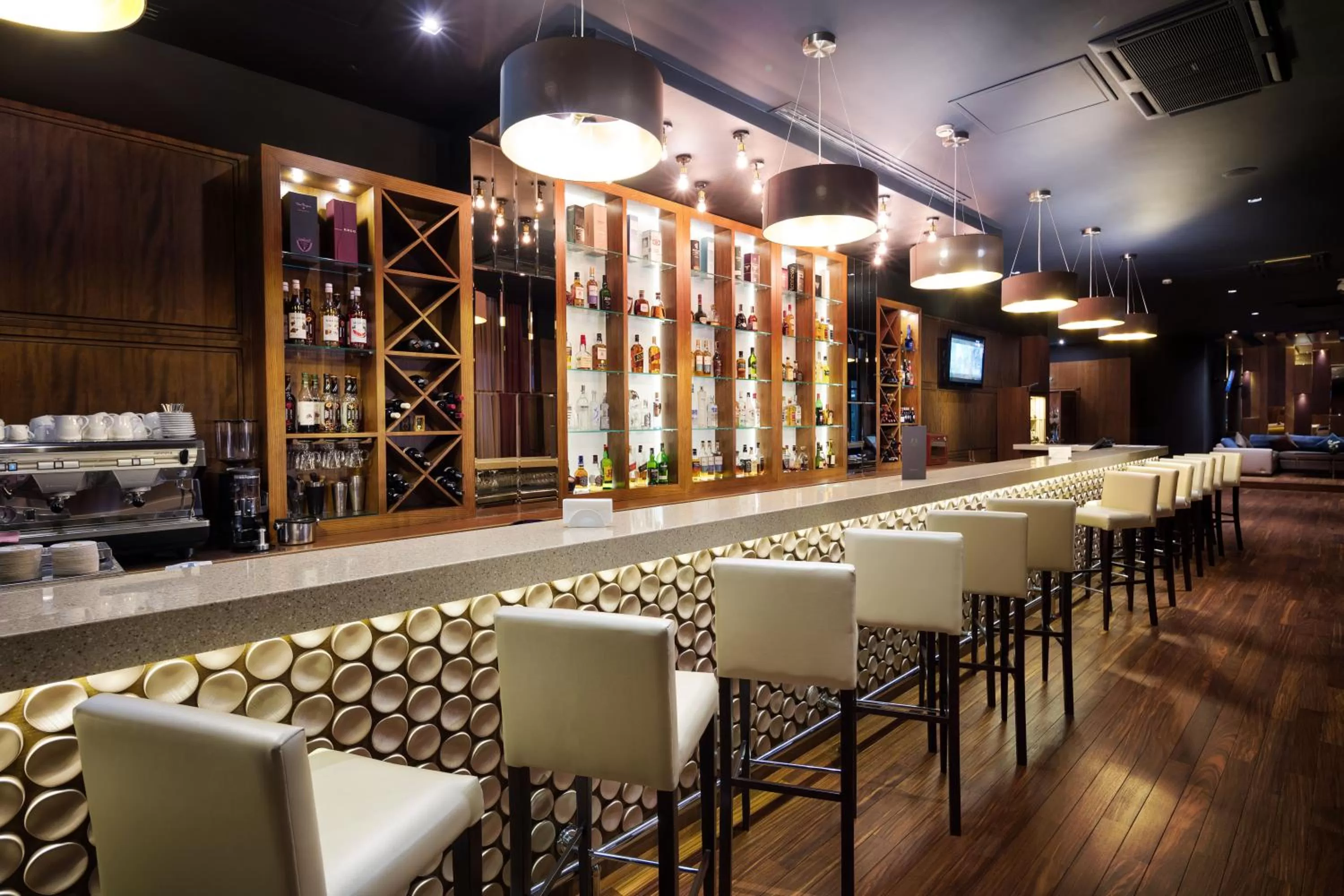 Lounge or bar in The Dostyk Hotel