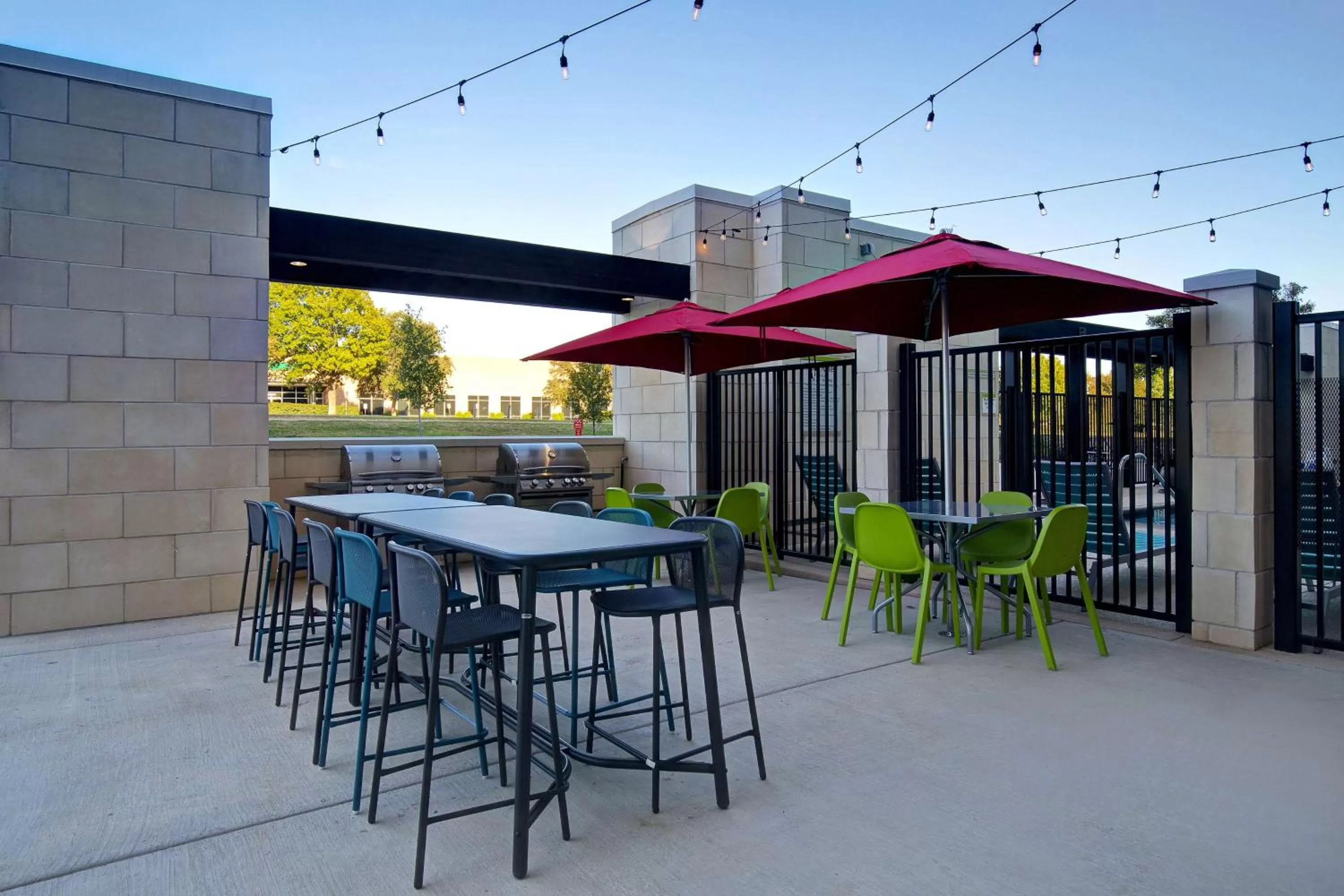 Patio in Home2 Suites By Hilton Lewisville Dallas