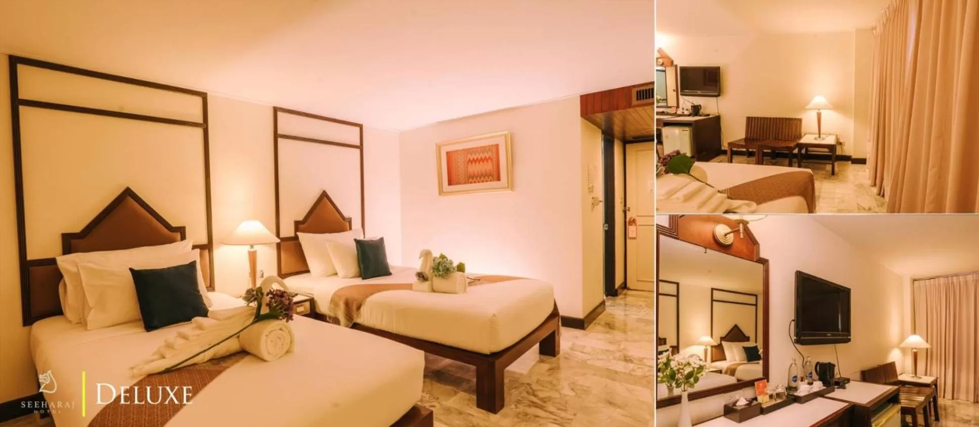 Bed in Seeharaj Hotel