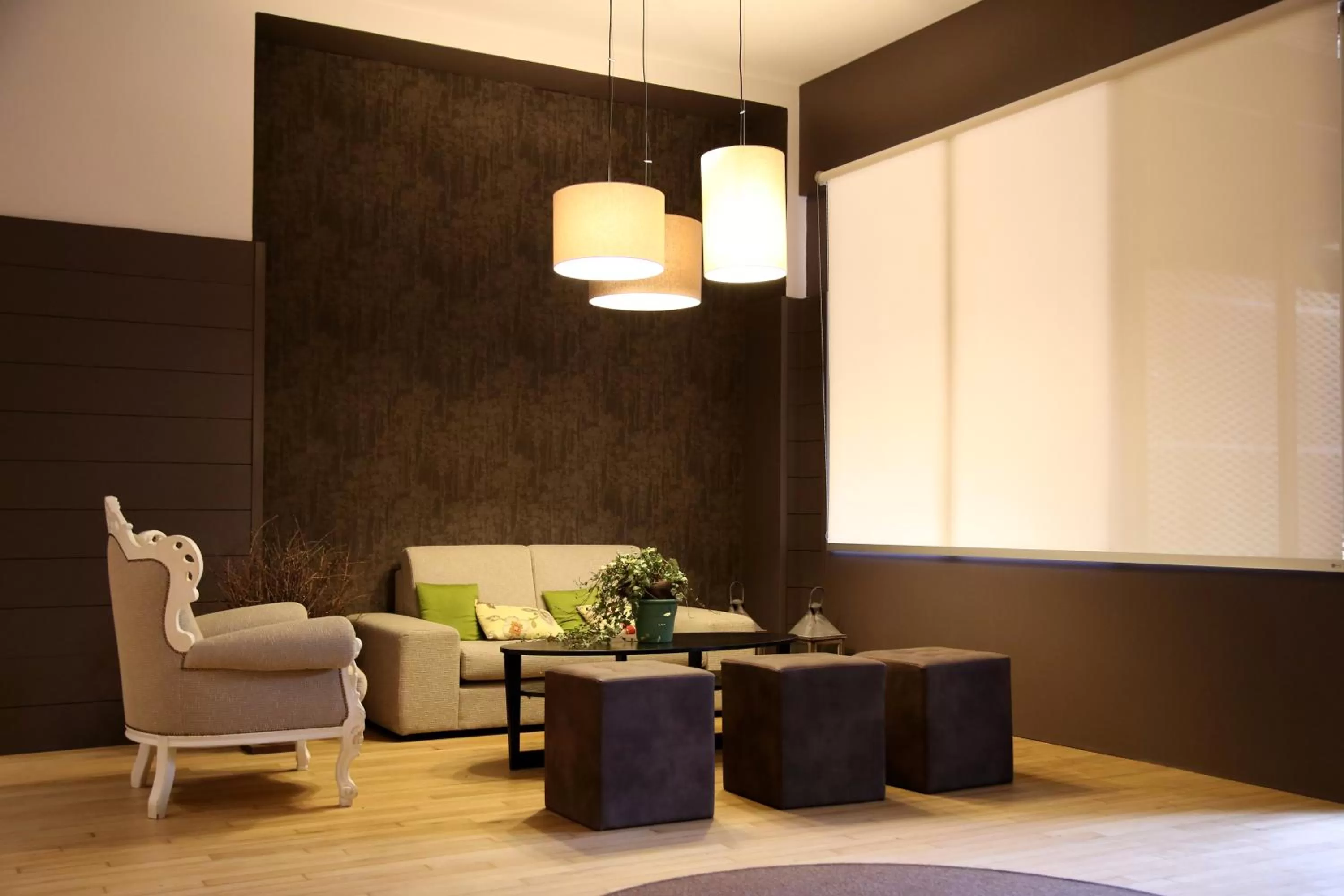 Lobby or reception in Helios Hotel