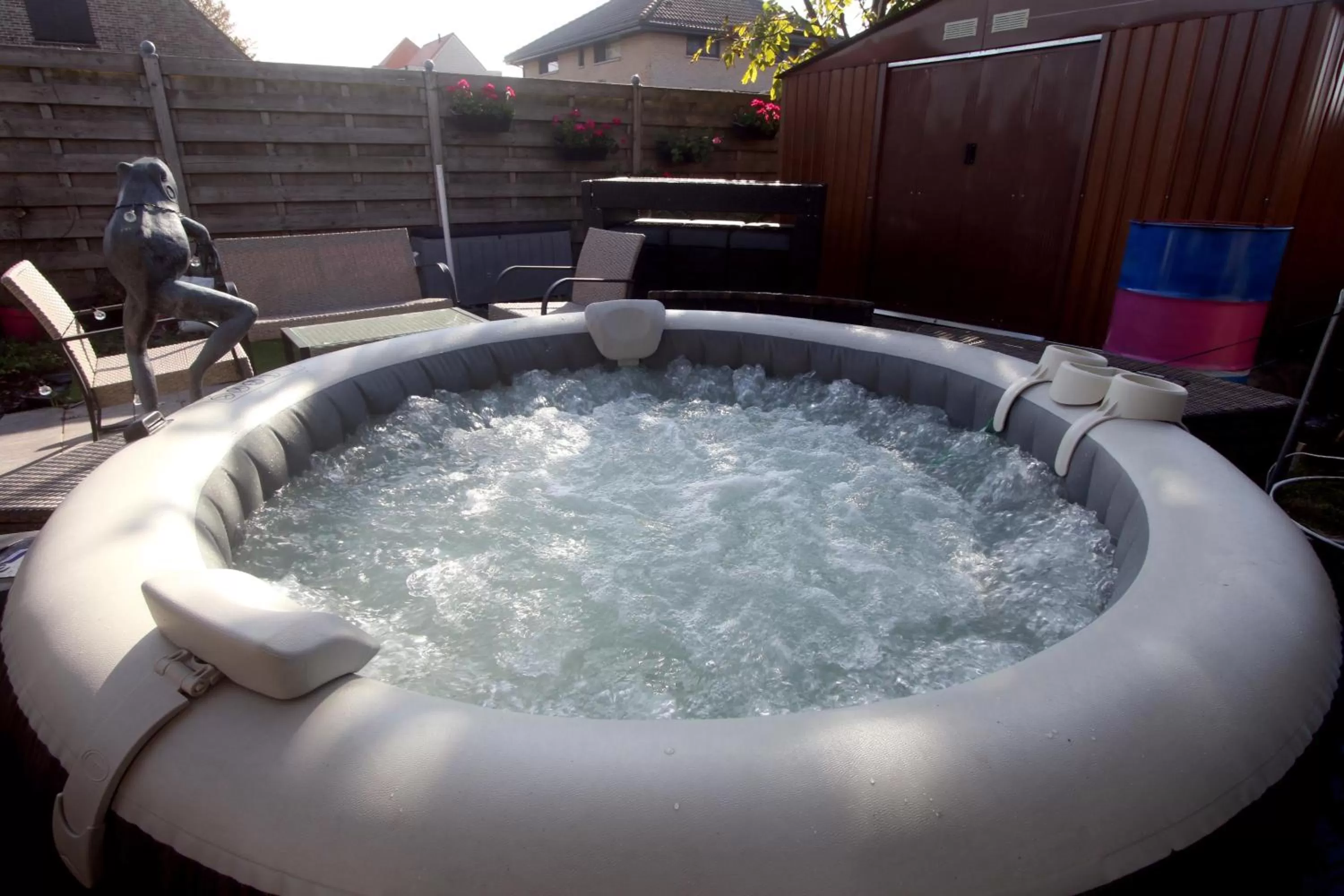 Hot Tub in Chambre d'hôte Blankenberge