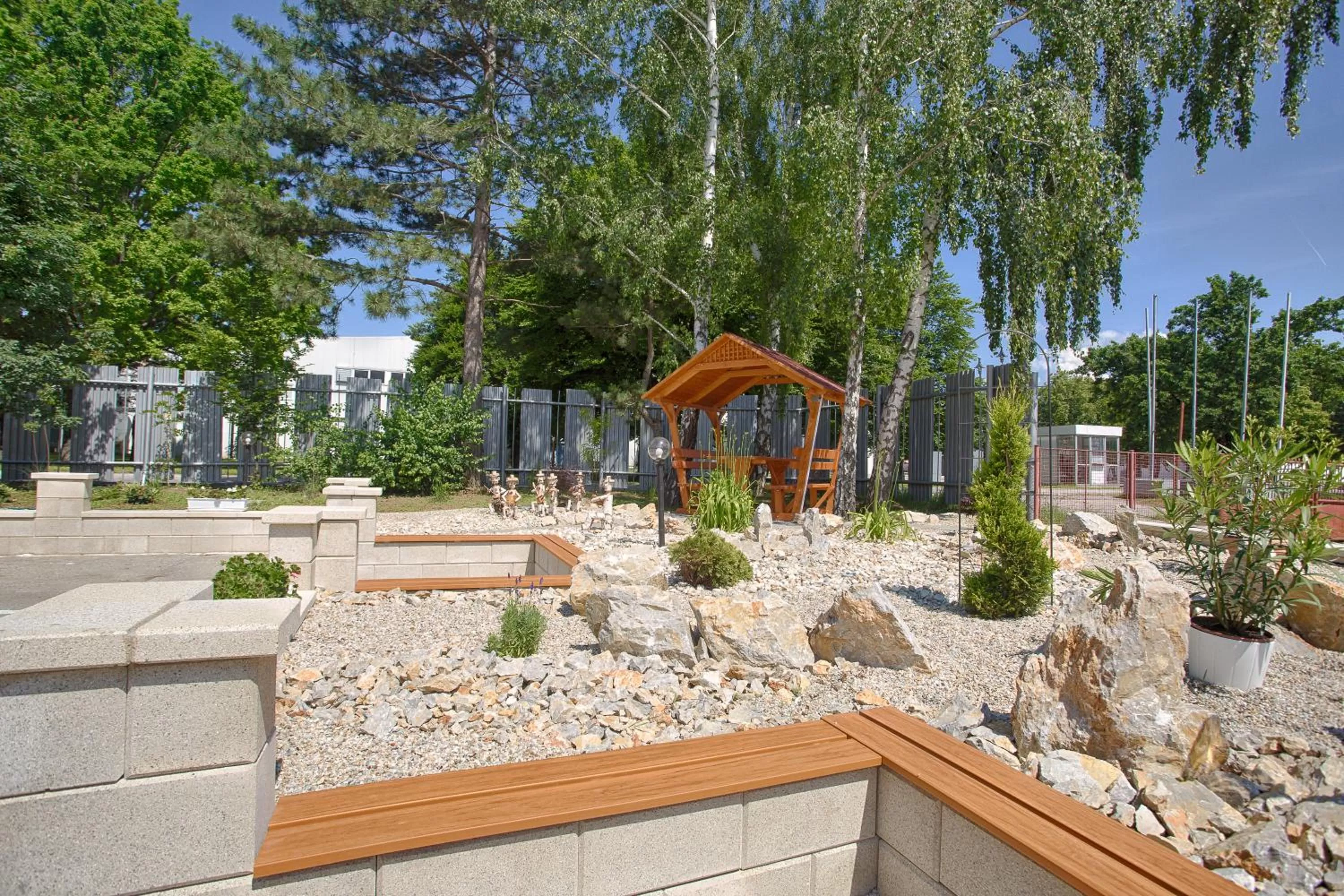 Garden in Agro Complex Apartments