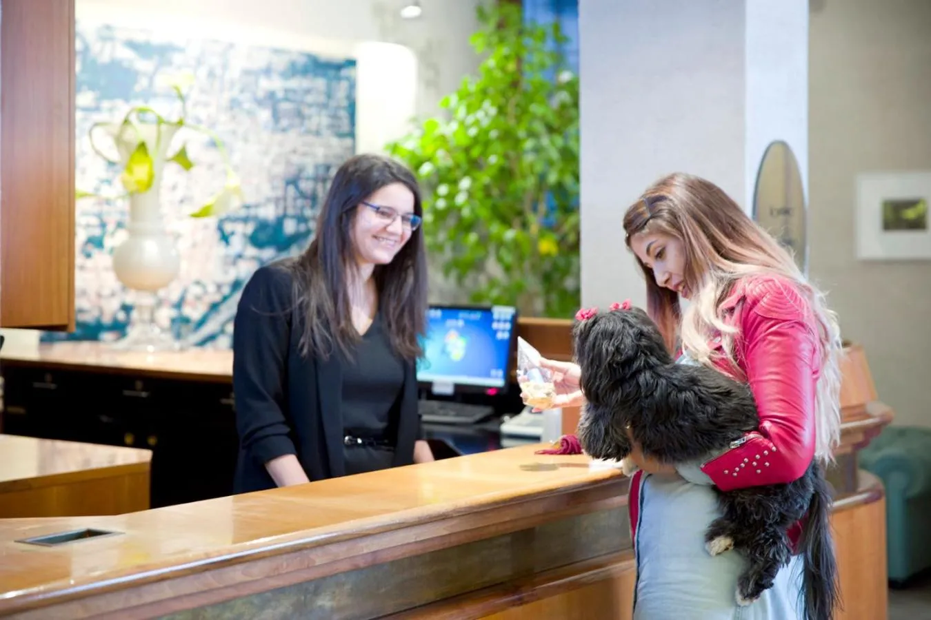 Lobby or reception in Hotel Ristorante Ala d'Oro