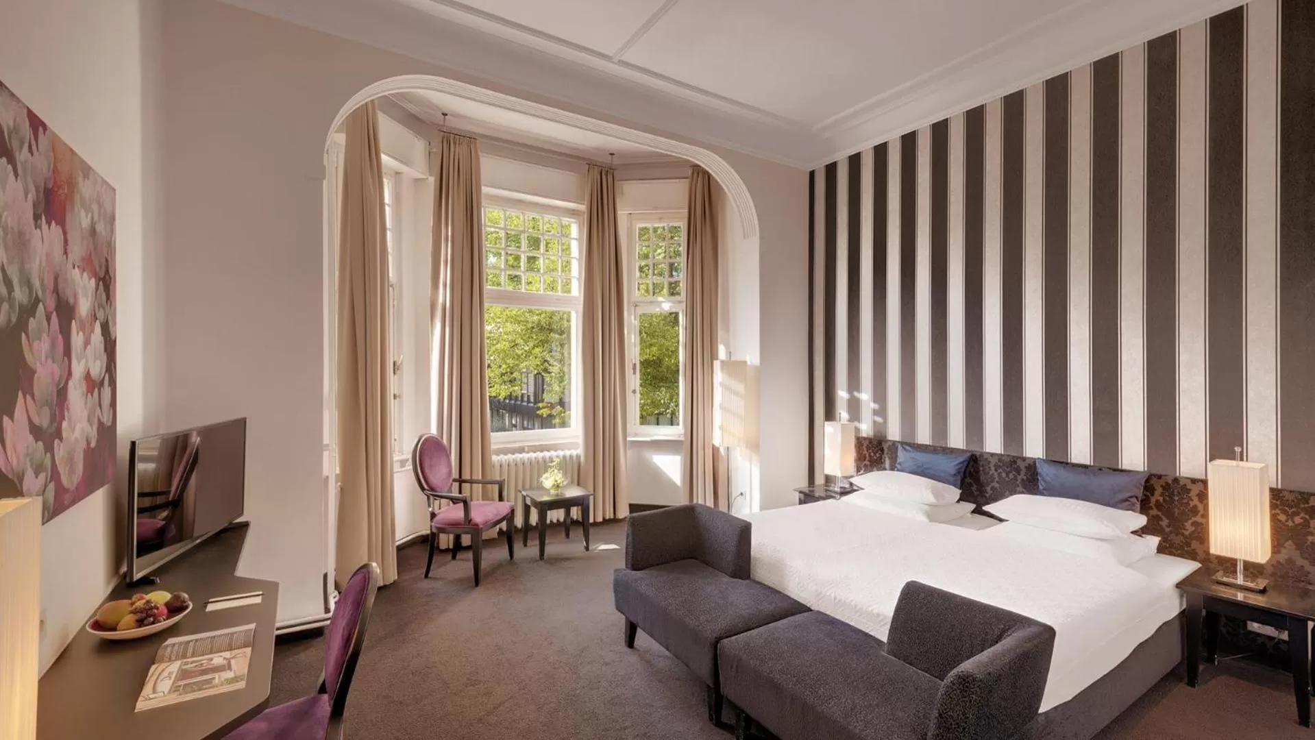 Bedroom, Bed in Boutiquehotel Dreesen - Villa Godesberg