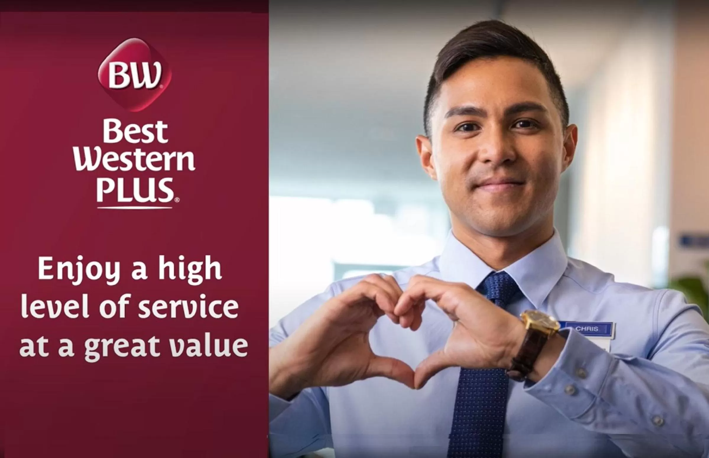 Logo/Certificate/Sign in Best Western PLUS Runway