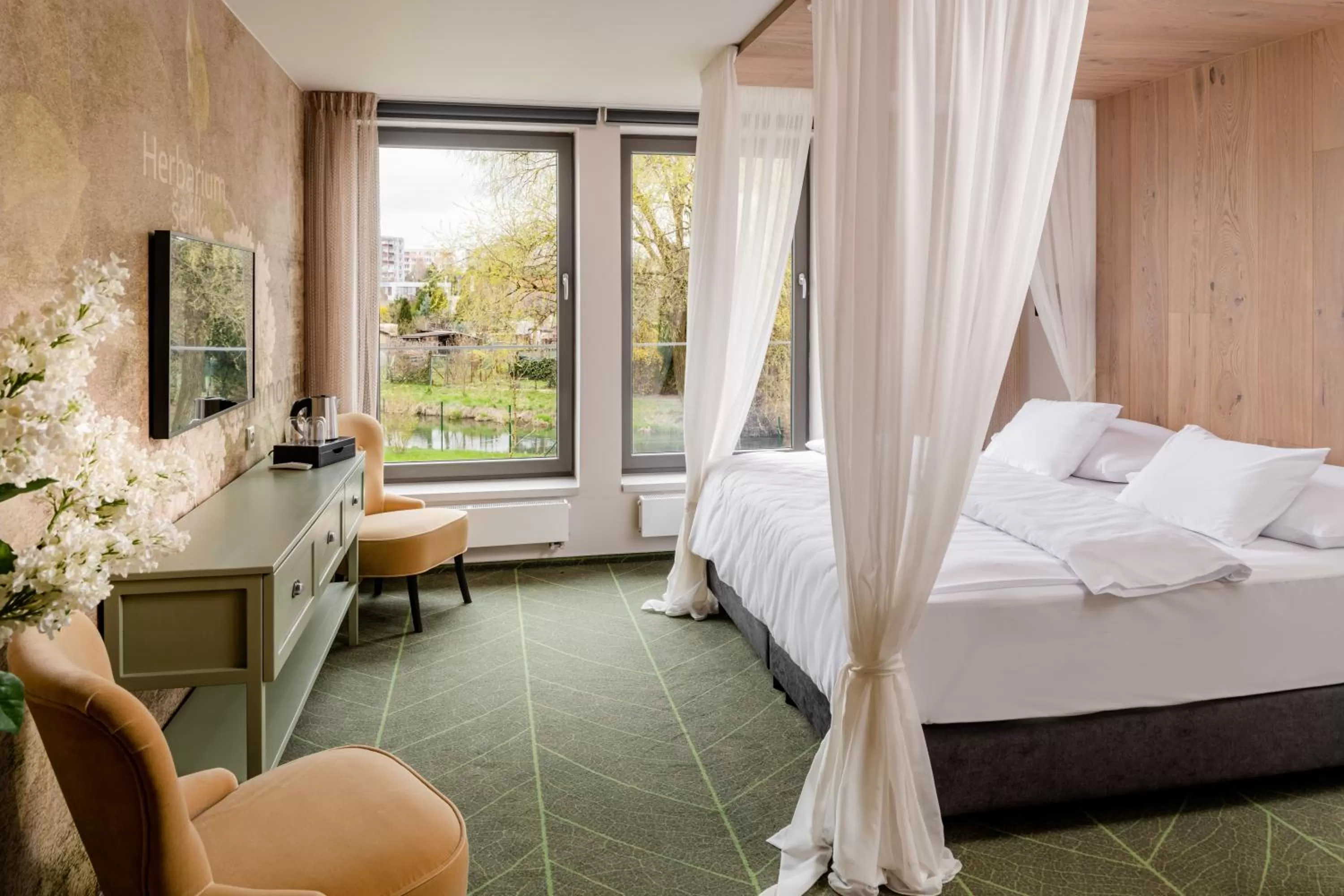 Bed in HERBARIUM boutique hotel