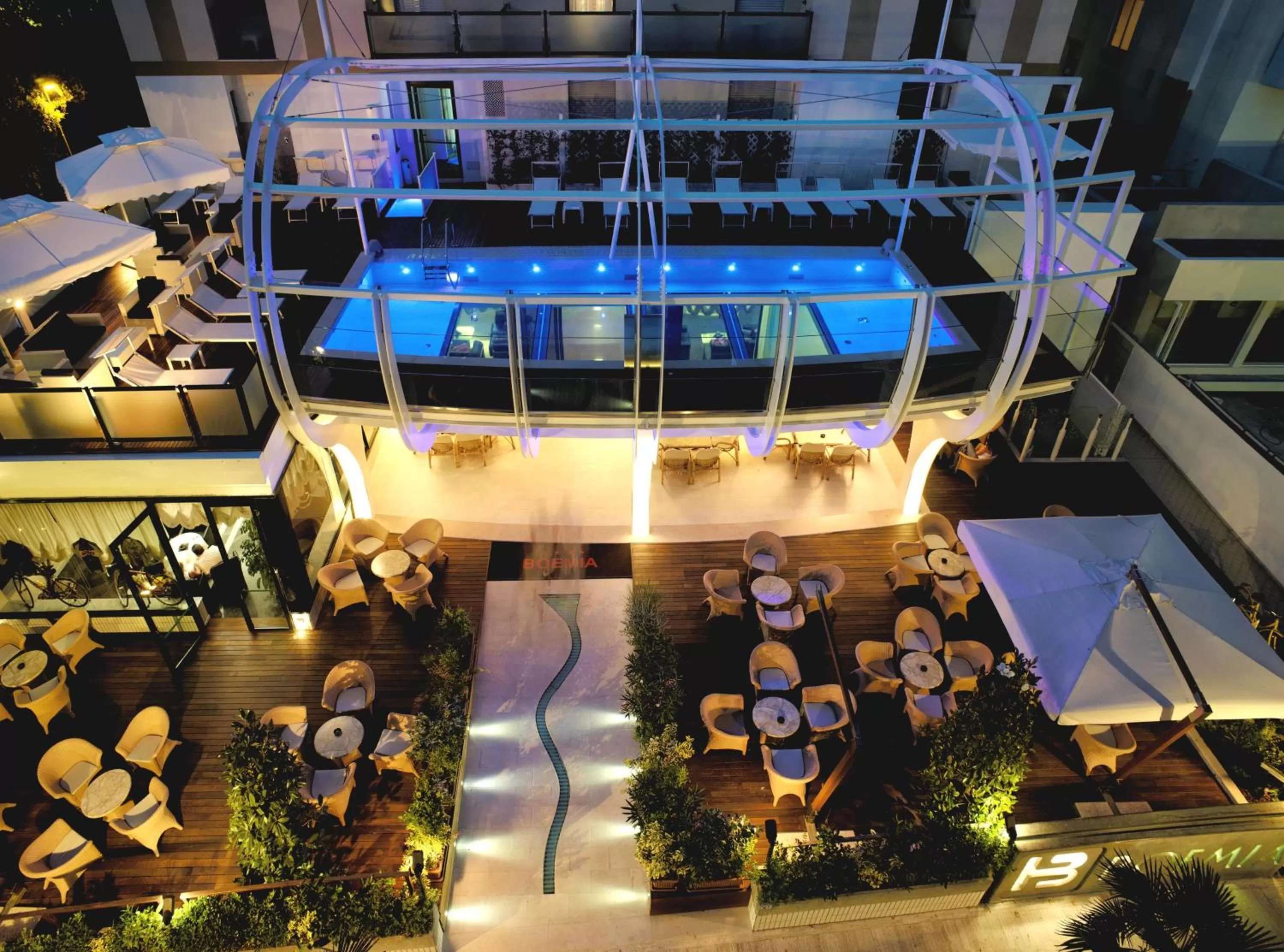 Facade/entrance in Hotel Boemia