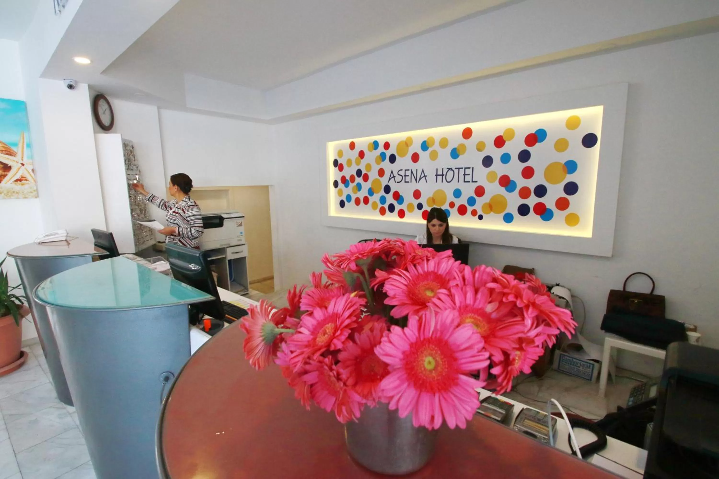 Lobby or reception in Asena Hotel
