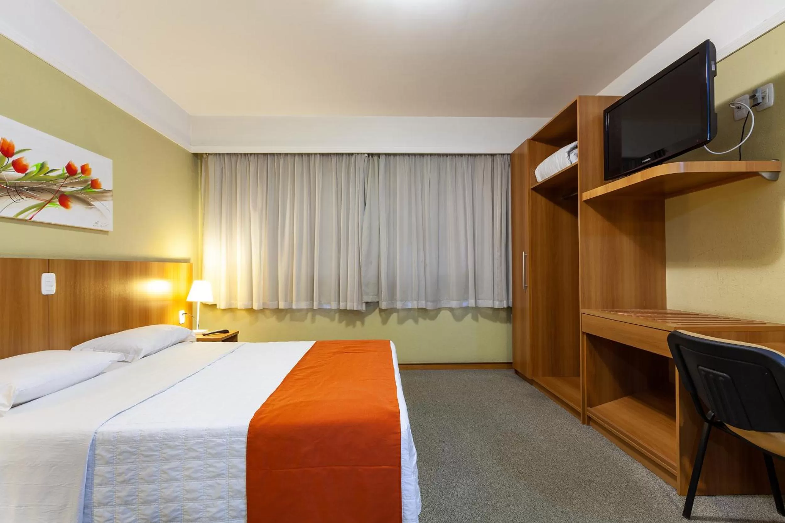 Bedroom, Bed in Tri Hotel Executive Caxias