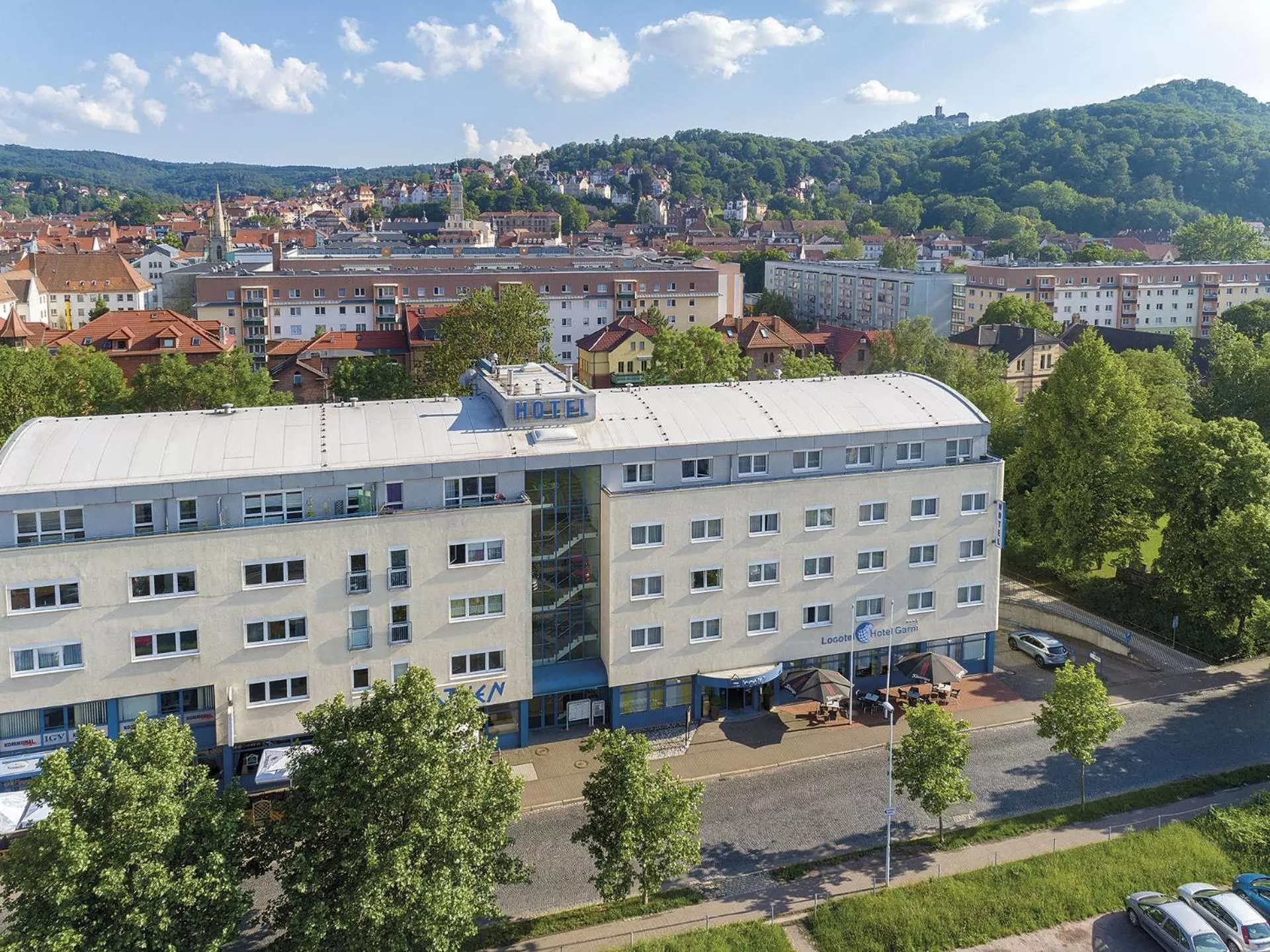 City view in Hotel Logotel