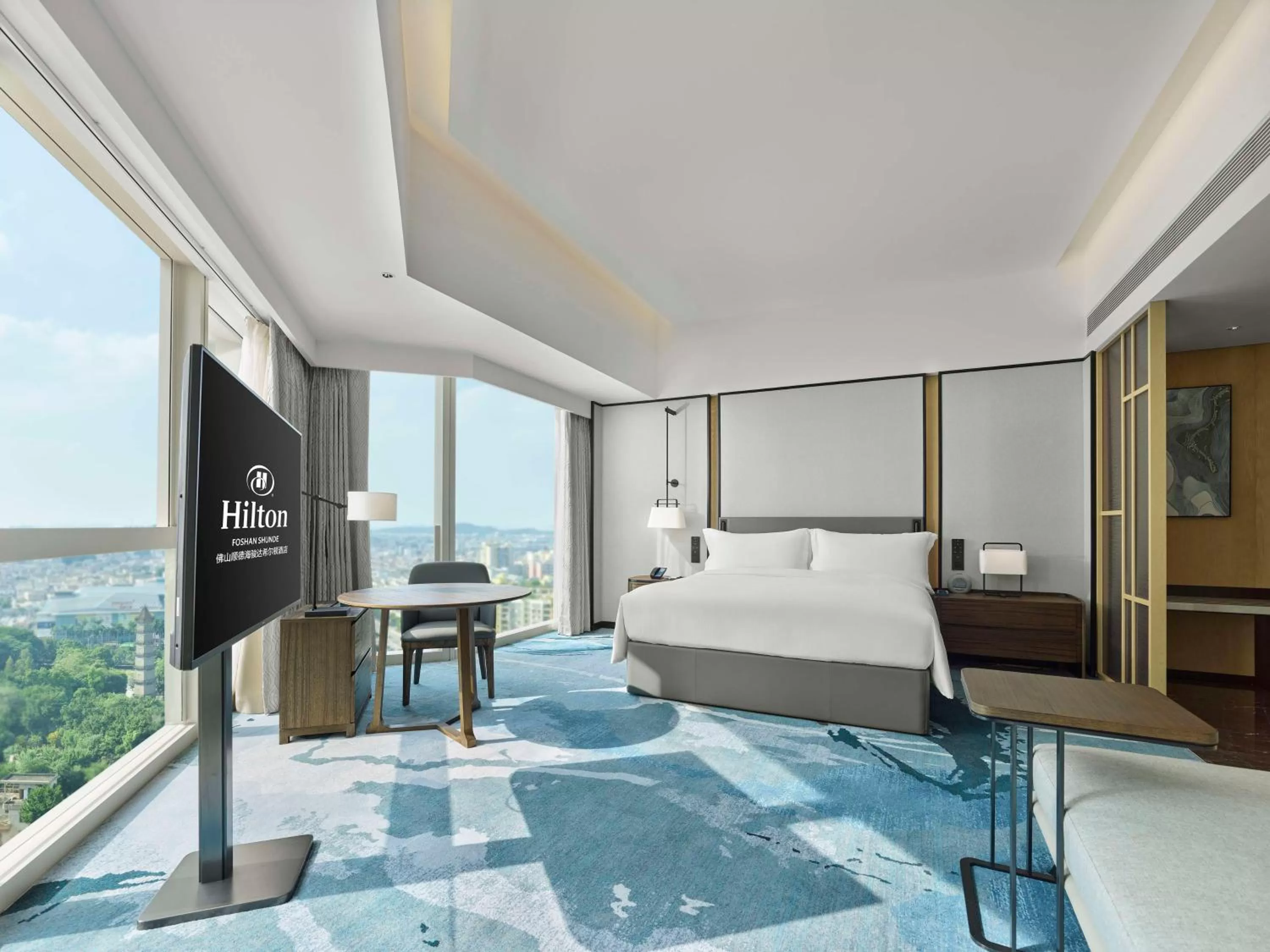 Bedroom, Bed in Hilton Foshan Shunde