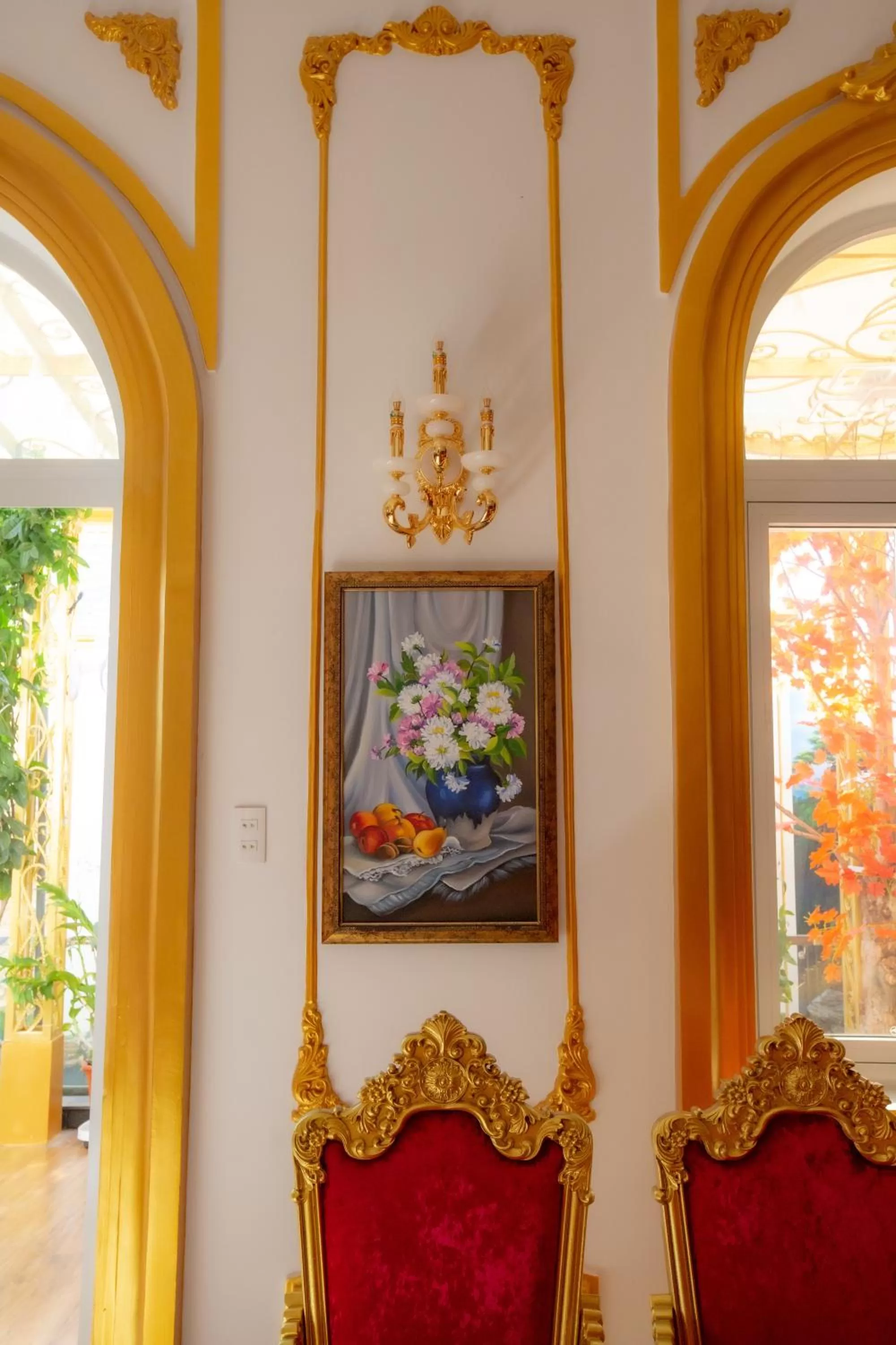 Decorative detail in KING VILLA QUẢNG NGÃI