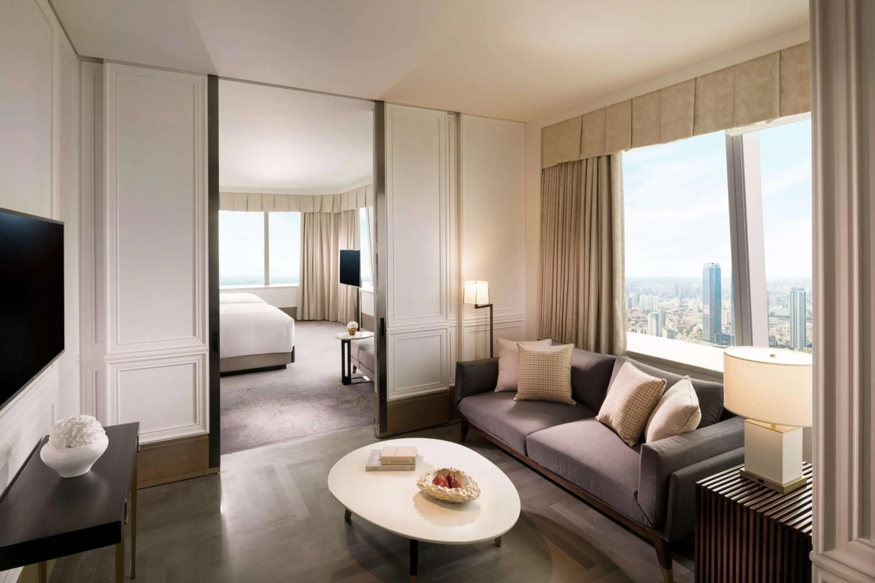 Bedroom, Bed in Conrad Shenyang