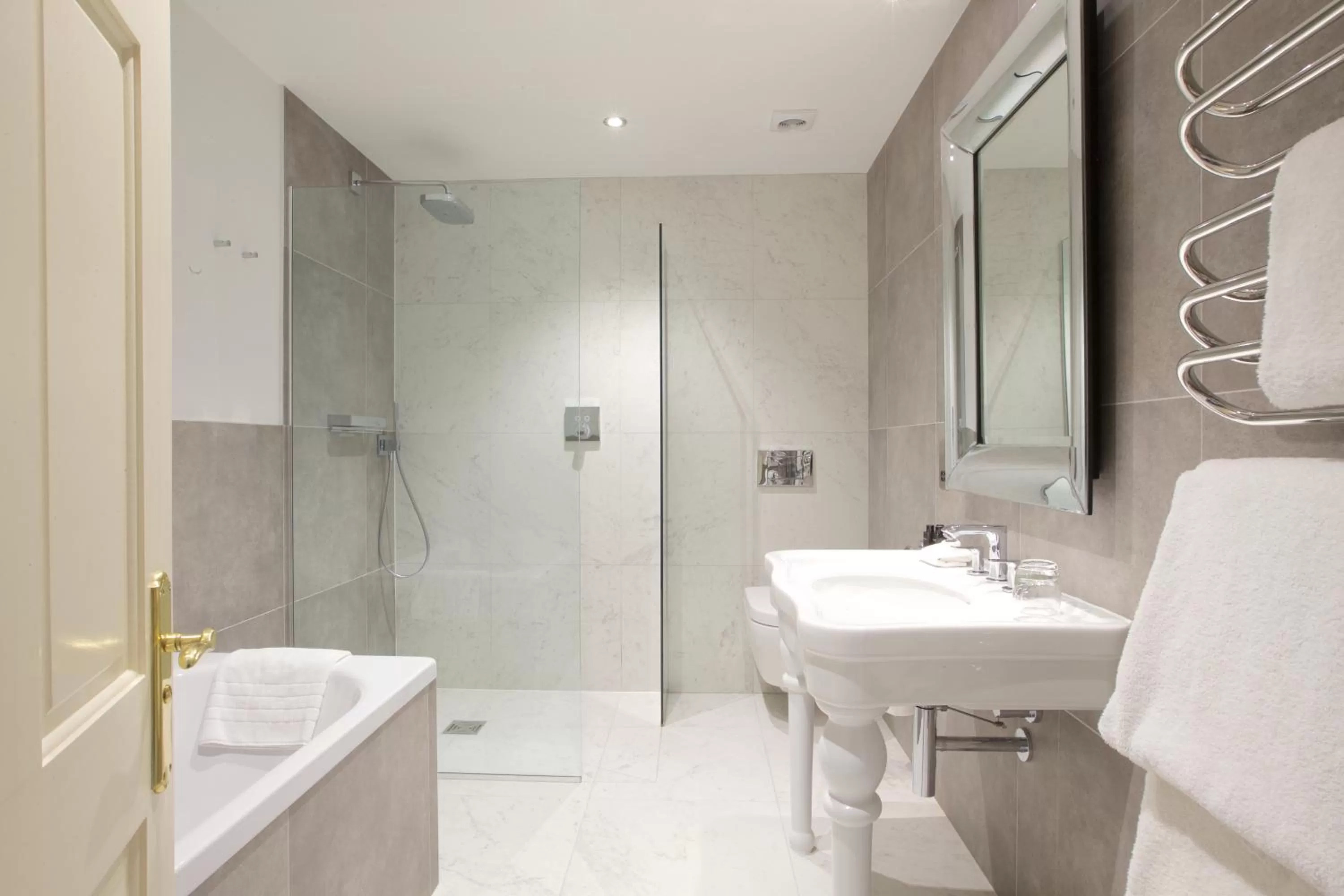 Bathroom in Storrs Hall Hotel on the shore of Lake Windermere