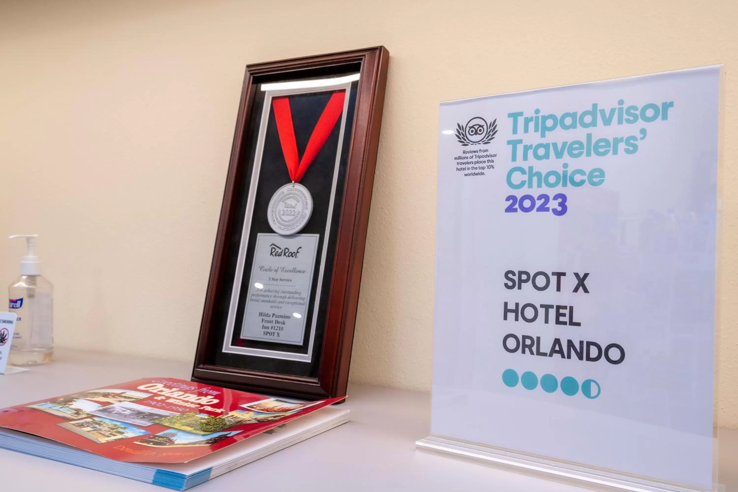 Certificate/Award in SPOT X Hotel Orlando Intl Dr by The Red Collection